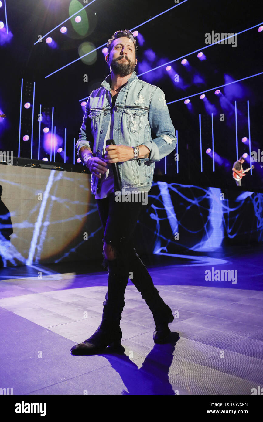 Giugno 9, 2019 - Nashville, Tennessee, Stati Uniti - 09 Giugno 2019 - Nashville, Tennessee - Matteo Ramsey,Old Dominion. 2019 CMA Music Fest concerto serale tenutosi a Nissan Stadium. Photo credit: Federico Breedon/AdMedia (credito Immagine: © Federico Breedon/AdMedia via ZUMA filo) Foto Stock