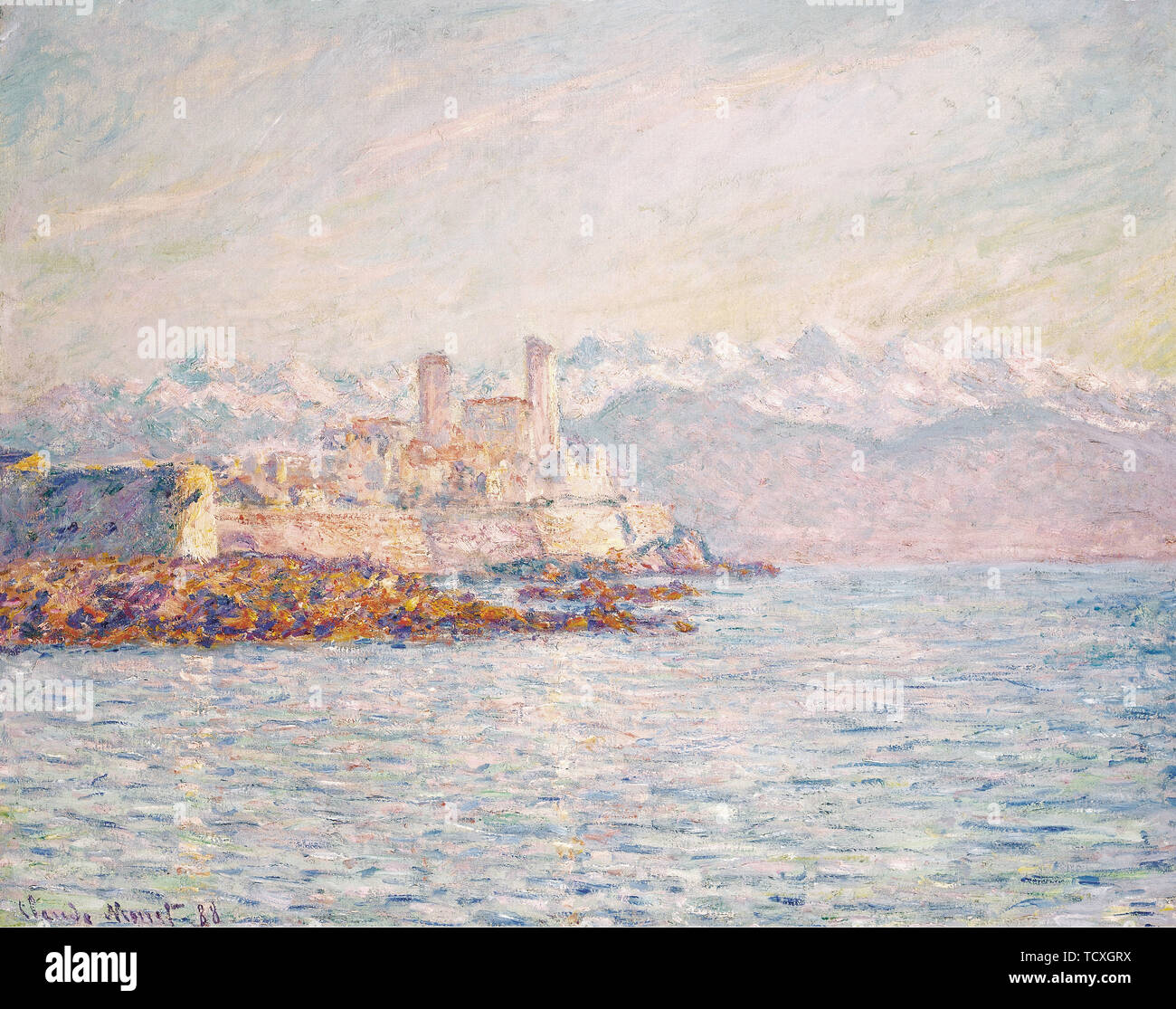 Antibes, 1888. Creatore: Monet, Claude (1840-1926). Foto Stock