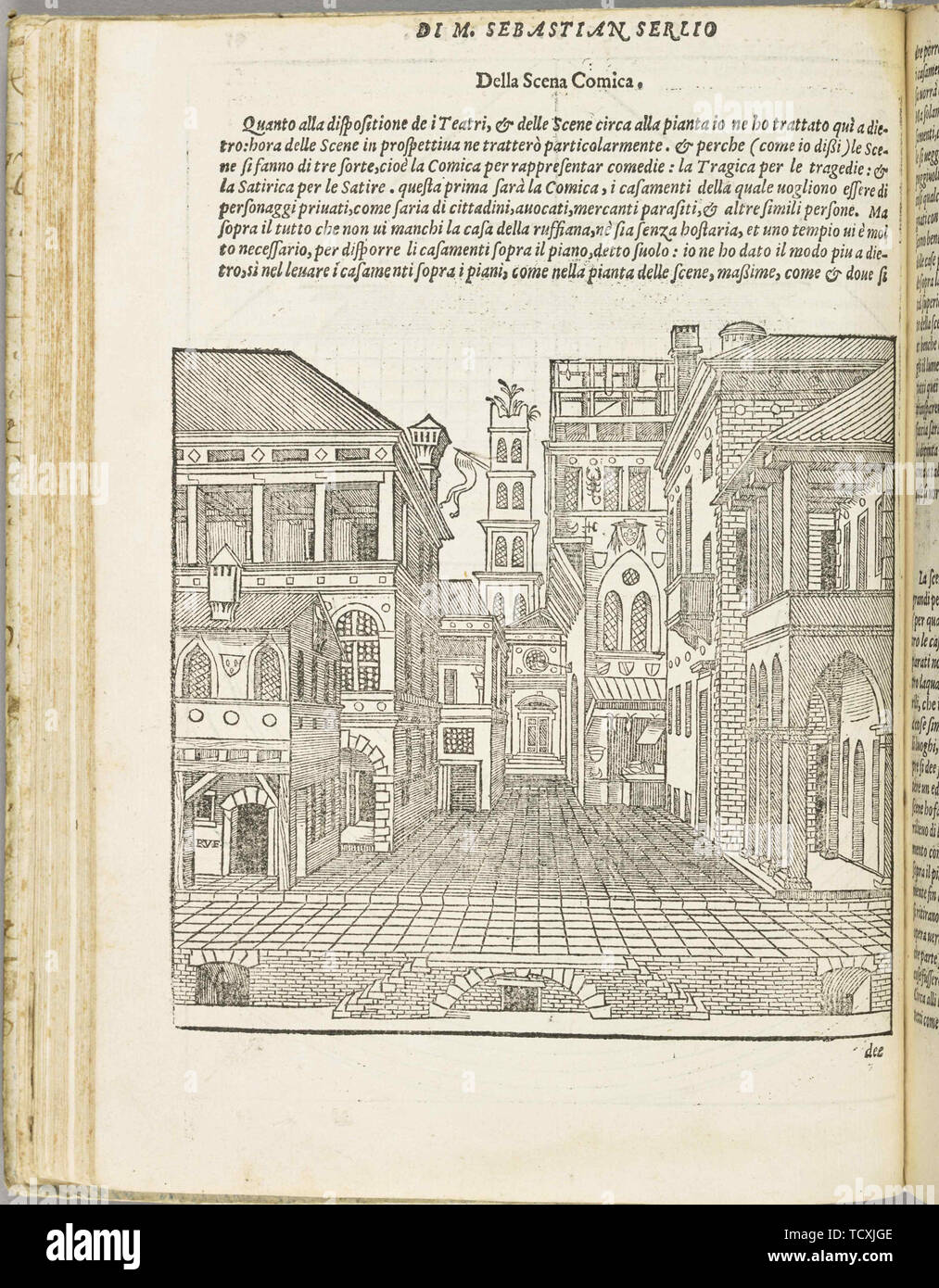 Il secondo libro di prospettiva, 1566. Creatore: Serlio, Sebastiano (1475-c. 1554). Foto Stock