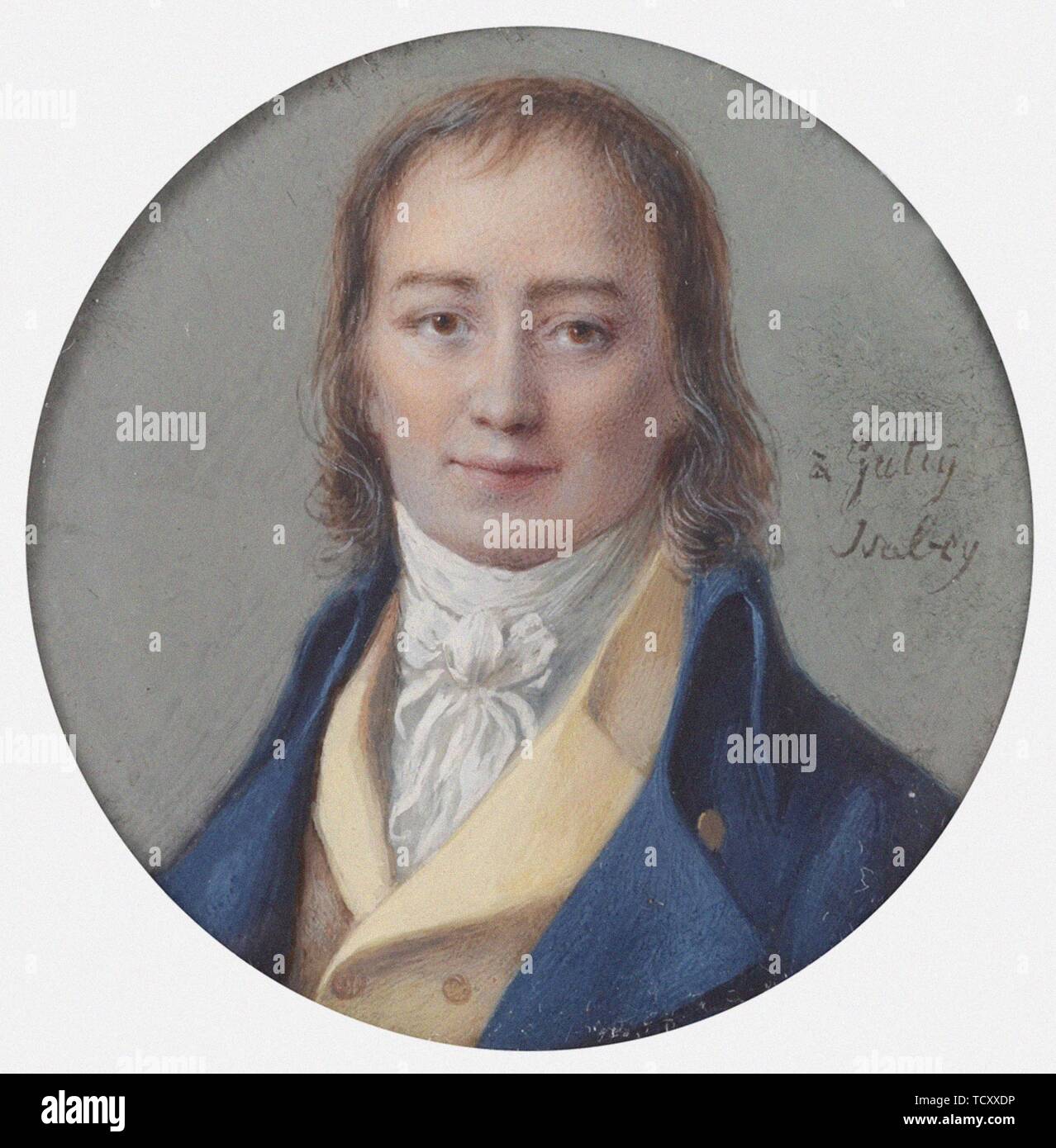 Ritratto del compositore André Ernest modeste Grétry (1741-1813), 1786-1788. Creatore: Isabey, Jean-Baptiste (1767-1855). Foto Stock