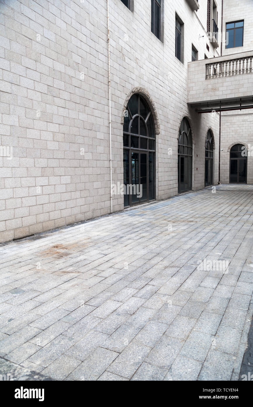 Auto-free strade urbane Foto Stock