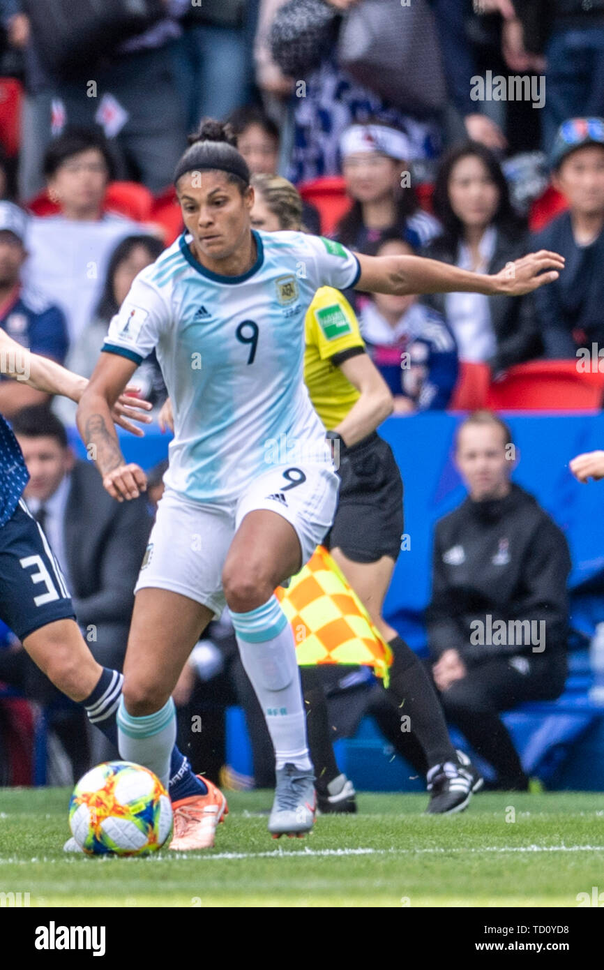 Parigi, Francia. 8 Giugno, 2019. Suola JAIMES (Argentina) durante il FIFA Coppa del Mondo Donne Francia 2019 Gruppo D match tra Argentina 0-0 Giappone al Parc des Princes Stadium di Parigi, Francia, giugno 8, 2019. Credito: Maurizio Borsari/AFLO/Alamy Live News Foto Stock