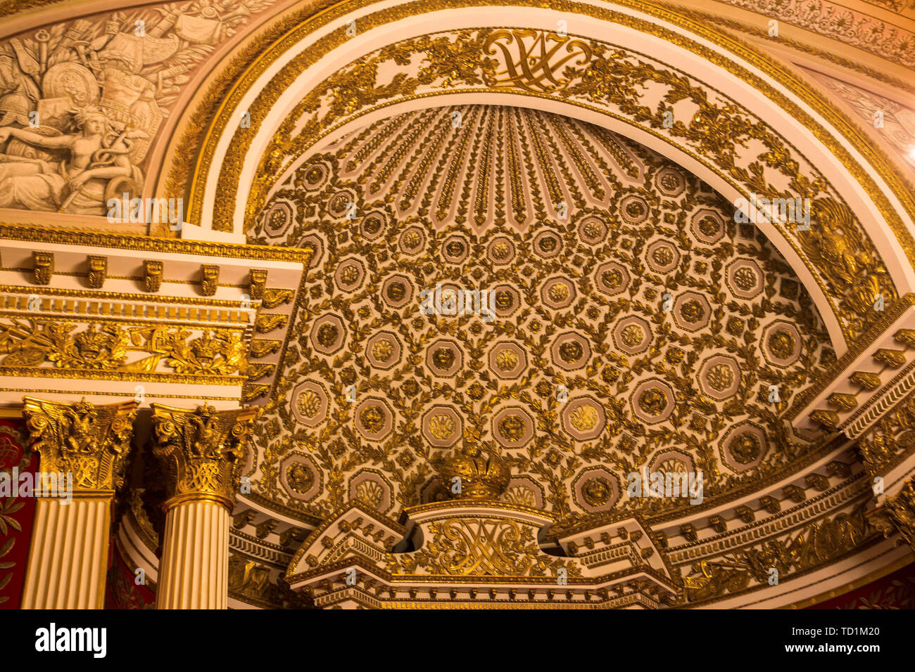 Inverno Russo Palace Decorazione e Antichità Foto Stock