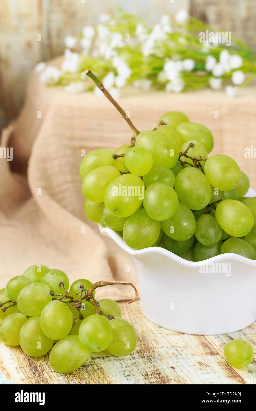 Fresca e deliziosa uva. Foto Stock