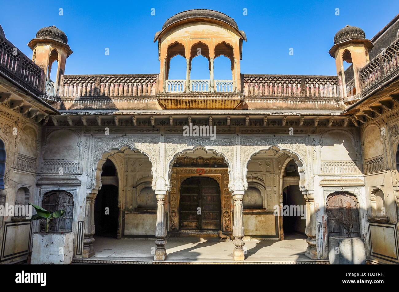 Chandra Mahal Palace, City Palace di Jaipur, Rajasthan in India del Nord Foto Stock
