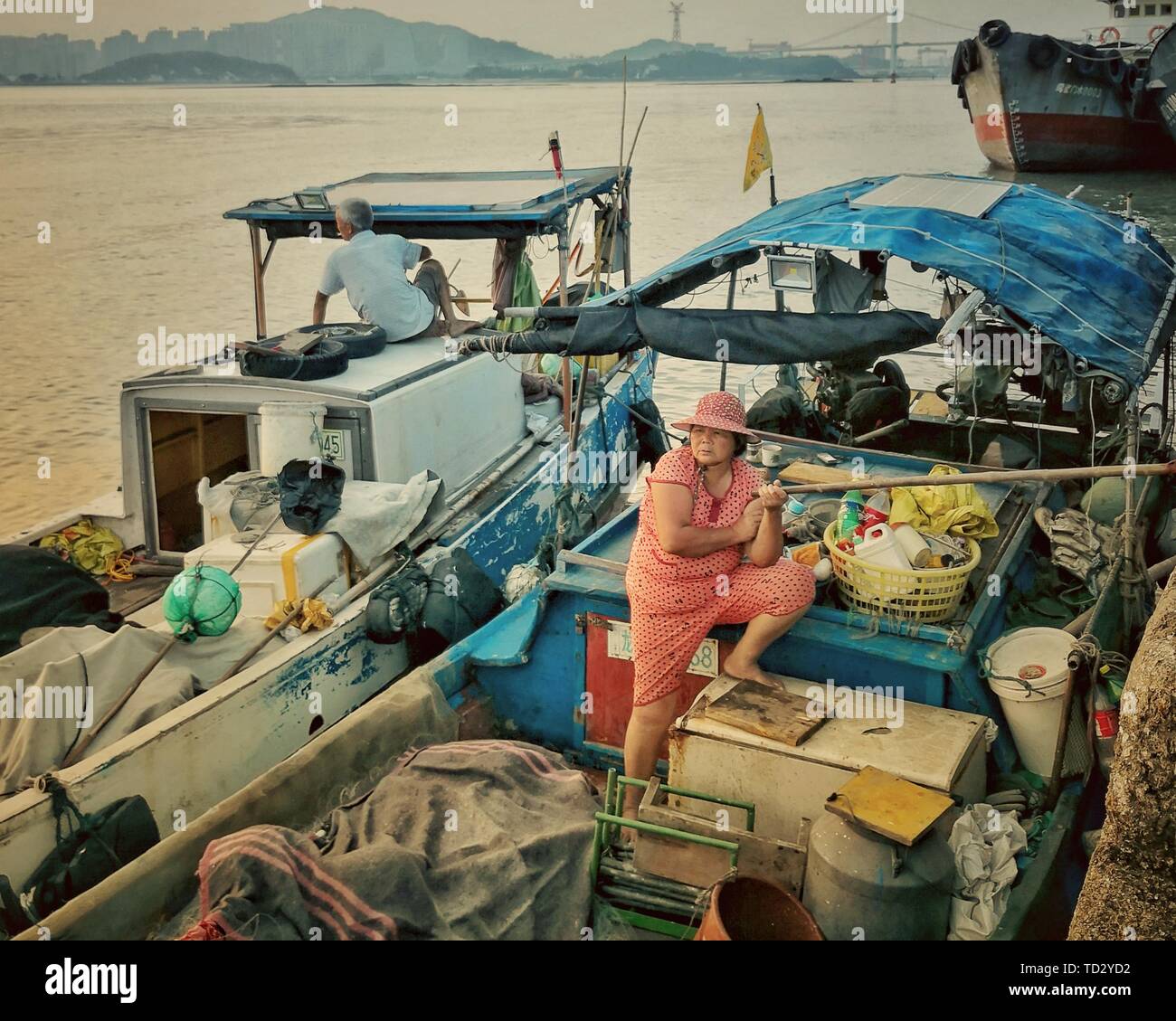pescatore Foto Stock