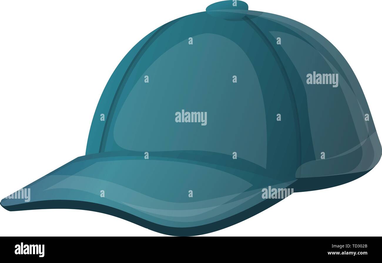 Berretto da baseball icona. Cartoon di cappello da baseball icona vettoriali per il web design isolato su sfondo bianco Illustrazione Vettoriale