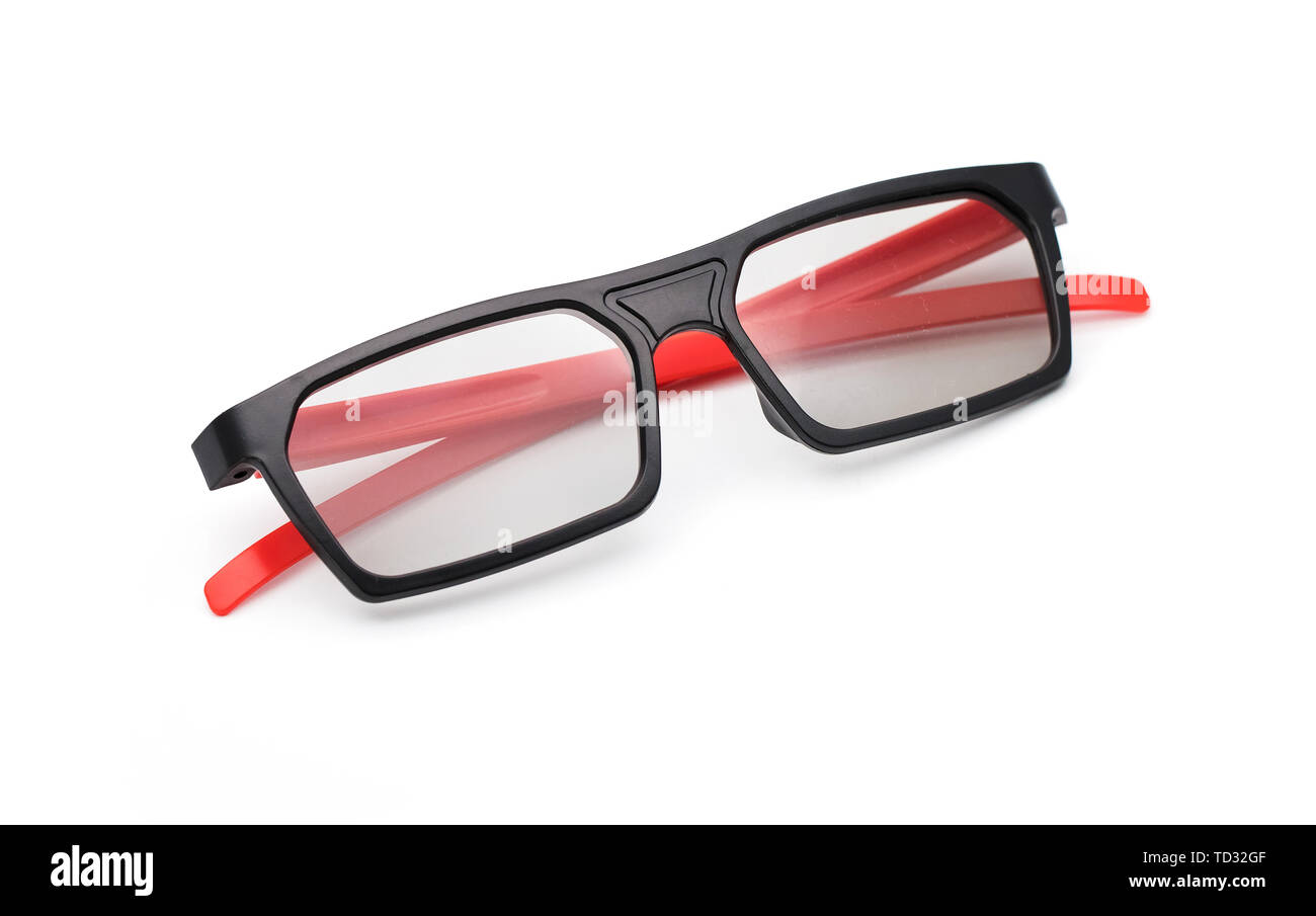 3D movie bicchieri Foto Stock