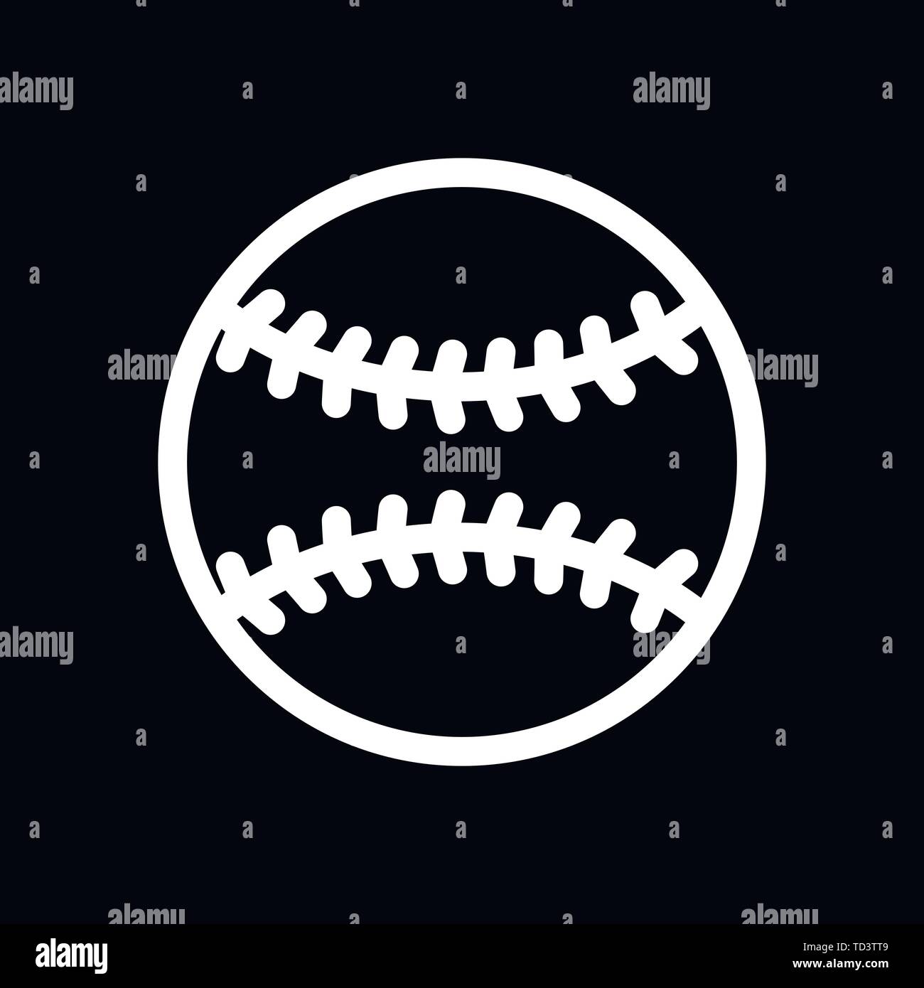 Sport icona a sfera. Piatto illustrazione vettore isolato su sfondo, firmare per la progettazione Illustrazione Vettoriale