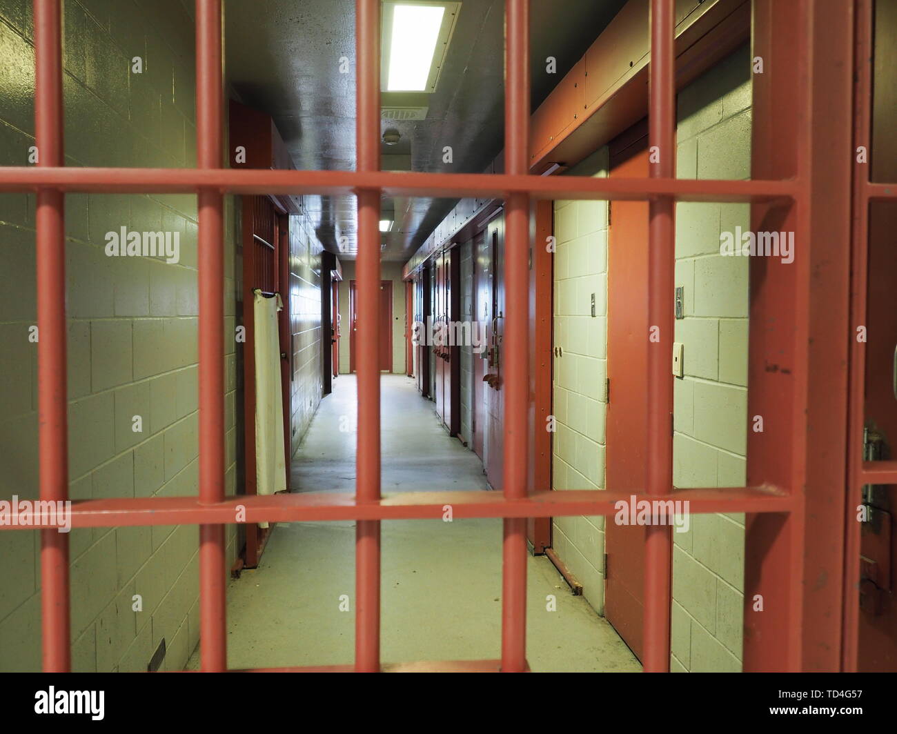 KINGSTON, Ontario, Canada - 16 luglio 2017: Kingston penitenziario è un ex carcere di massima sicurezza che ha aperto giugno 1835 e chiuso Settembre 2013 Foto Stock