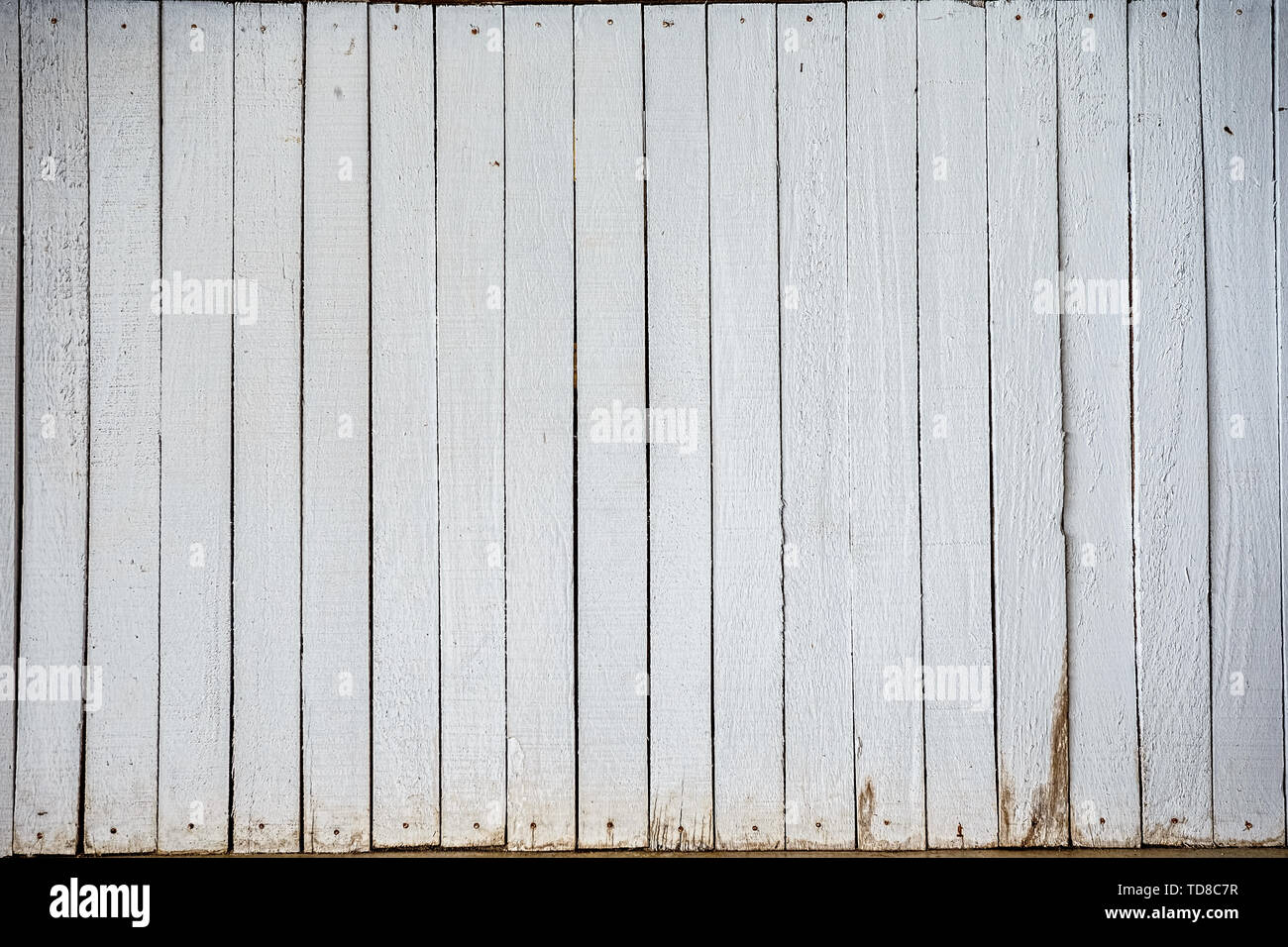 Bianco sullo sfondo di legno Foto Stock