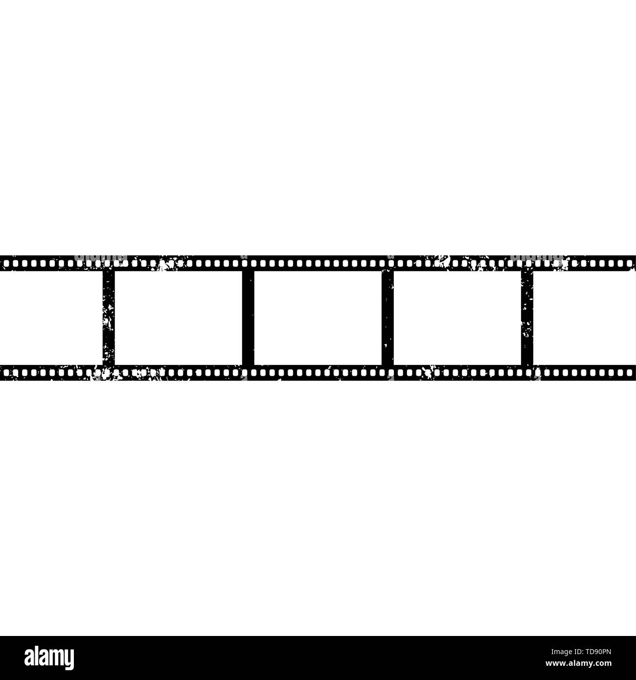 Retrò linea di film dello sfondo. Eps vettoriali10 illustrazione Illustrazione Vettoriale