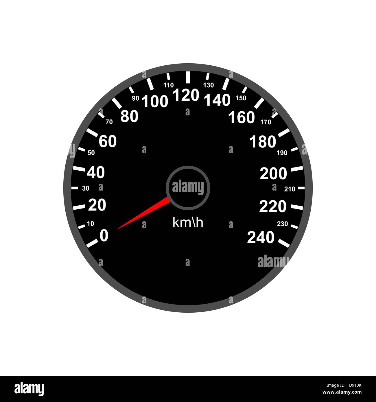 Auto speedomster su sfondo bianco. Eps vettoriali10 Illustrazione Vettoriale