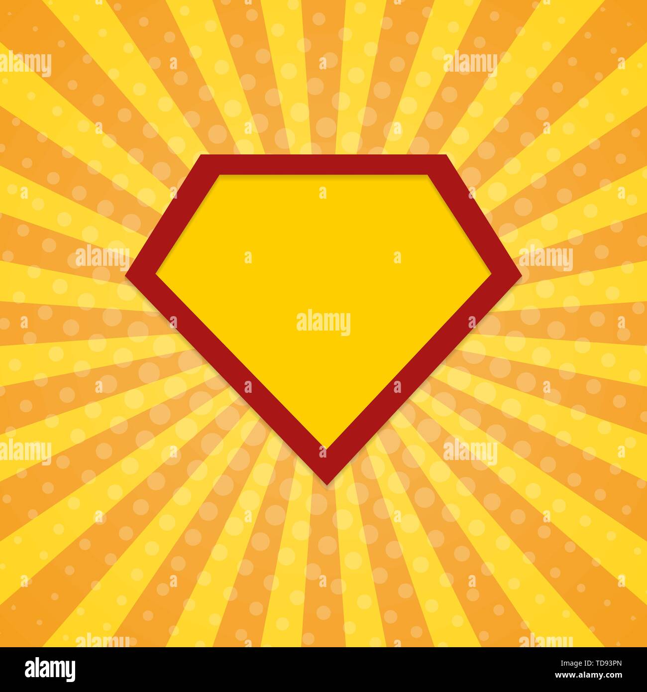 Super Hero raggi sullo sfondo dei mezzitoni. Eps vettoriali10 Illustrazione Vettoriale