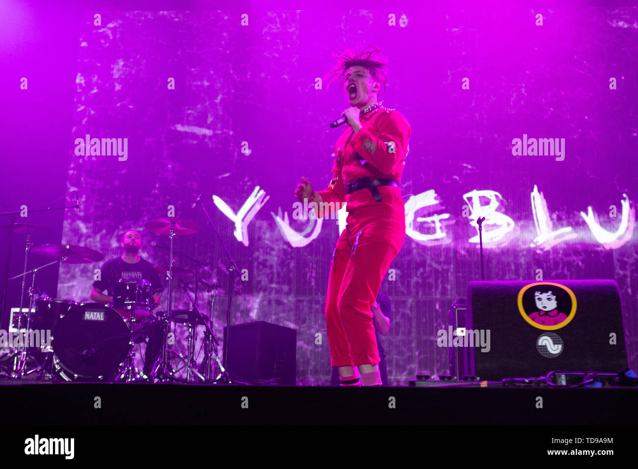 Landgraaf, Paesi Bassi 8 Giugno 2019 Yungblud eseguire live at Pinkpop Festival 2019 © Roberto Finizio/ Alamy Foto Stock