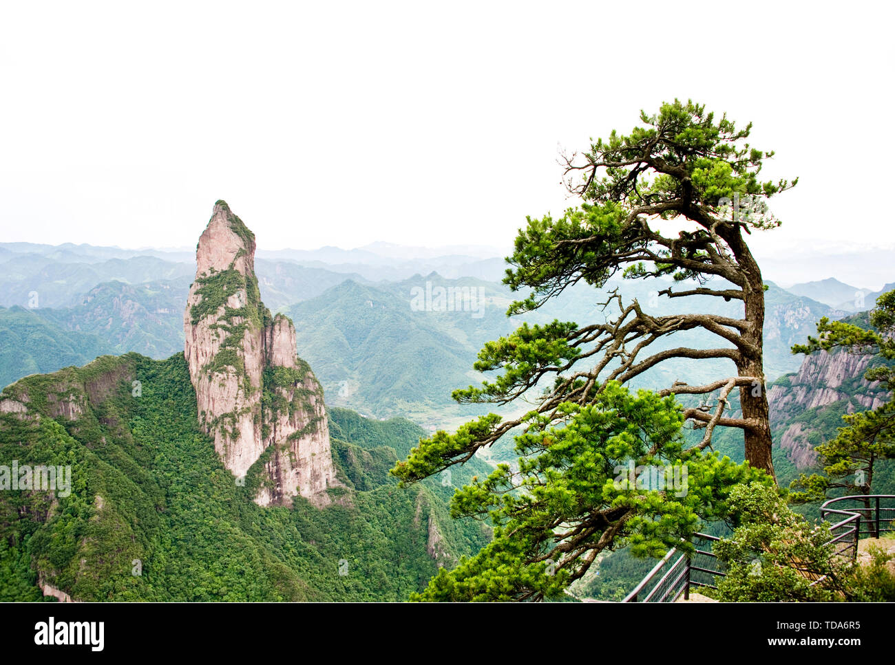 Shenxian residence è una classe nazionale 5un punto panoramico situato in Bai Ta Town, Xianju County, città di Taizhou, Zhuyong Expressway, circa 20 chilometri. " Casa immortale Exit " . Vi è la pietra Qi di Huangshan, e vi è una nuvola vista di Tutu orecchio Ridge. L'Immortale House è il più grande riolite vulcanica rilievi nel mondo, con ricchi e concentrati paesaggi. Ci sono più di cento punti panoramici come Guanyin Rock, Tathagata statua, benvenuti Mountain Dio, roccia generale, Sleeping Beauty, undici in cascata e così via. Foto Stock