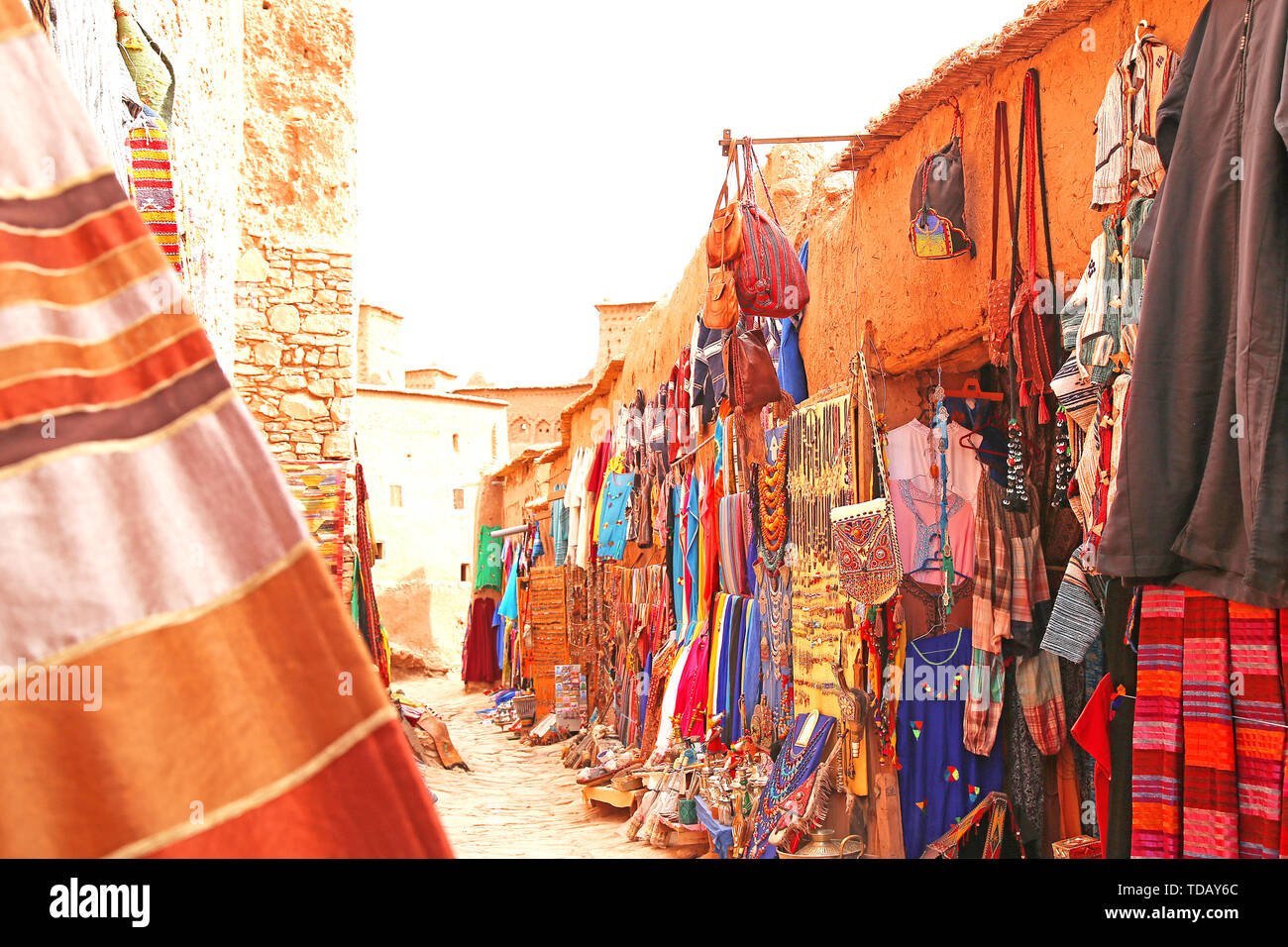 Ait bin Hadou village, Marocco Foto Stock