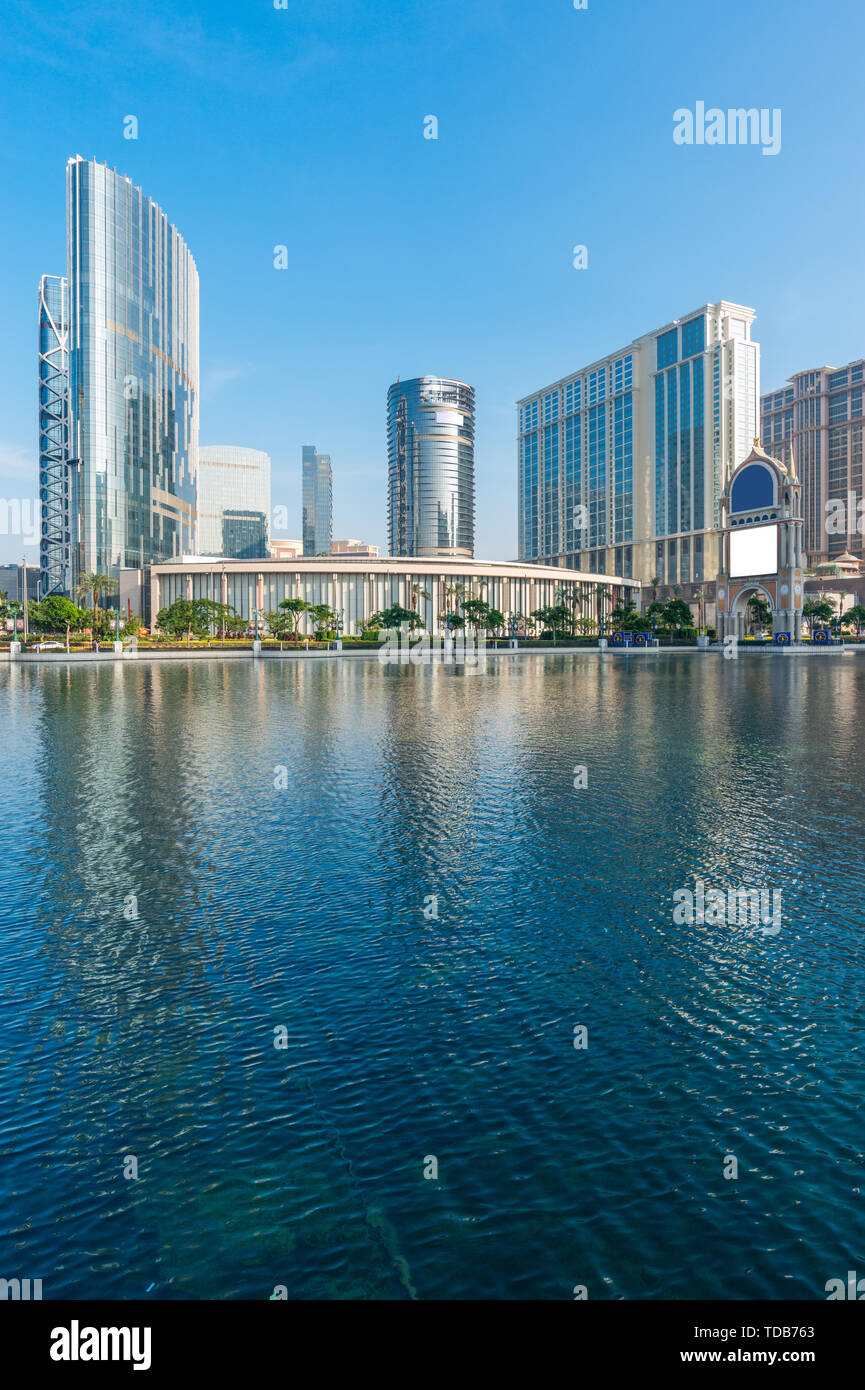 Macao sotto il cielo blu Foto Stock