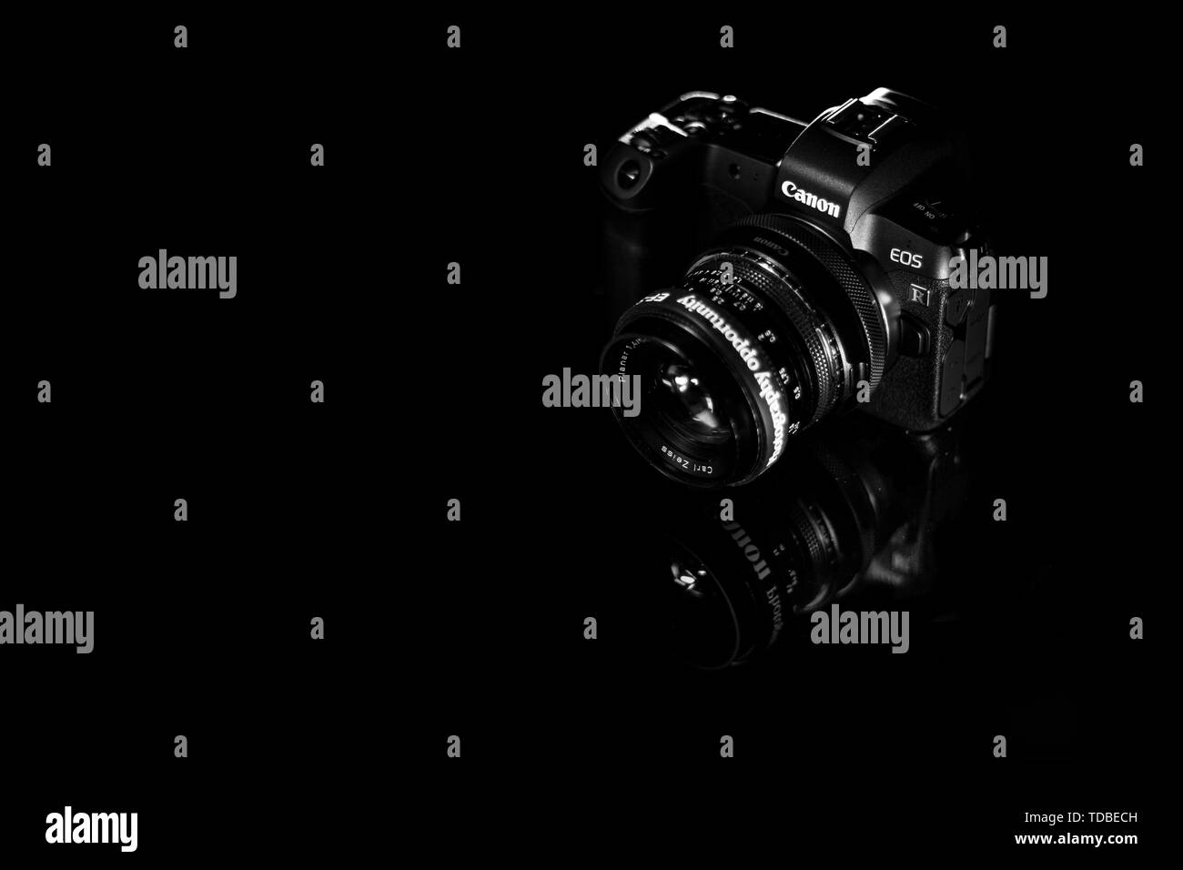 Canon full frame microsingle professionale EOS R Foto Stock