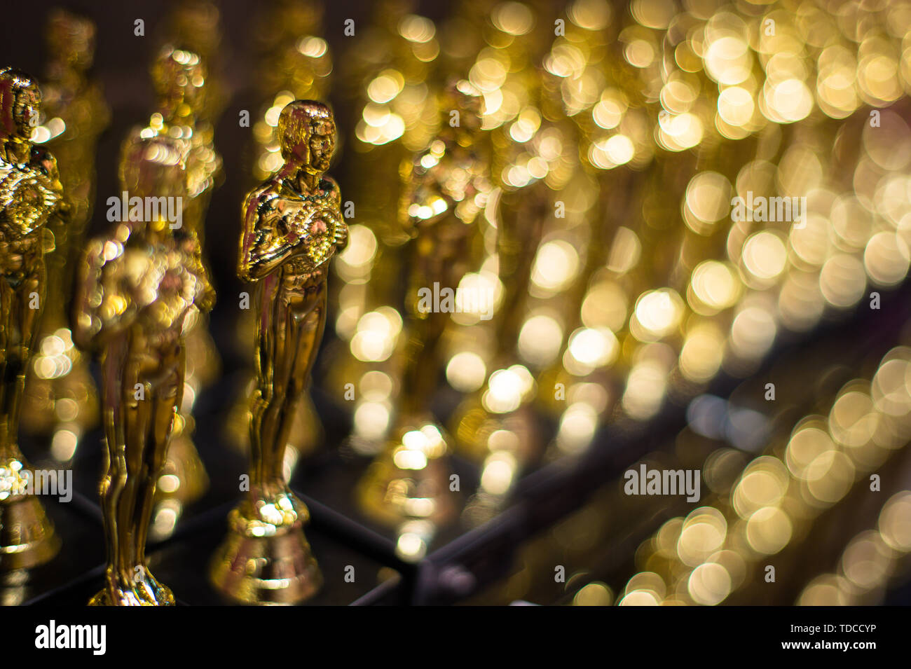 Il ciclo infinito Oscar Golden Man. Foto Stock