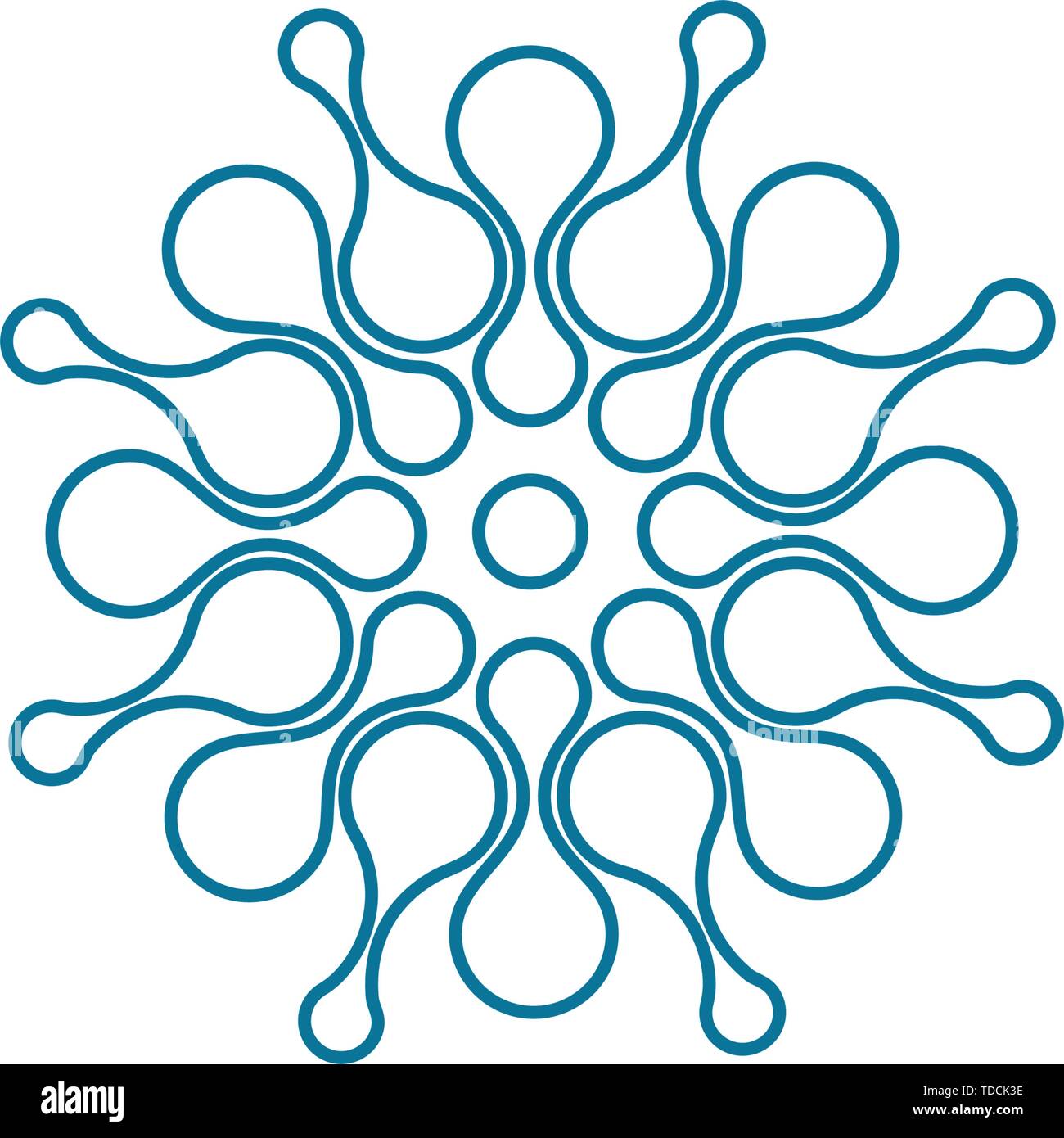 Meta palla vettore icona del modello di progettazione Illustrazione Vettoriale