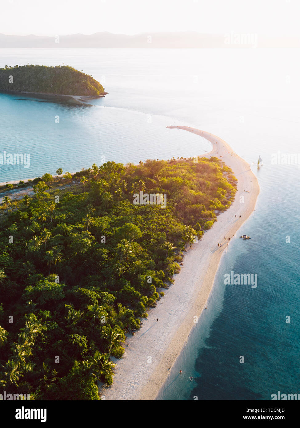 Incredibile Bon Bon sulla spiaggia di Romblon isola, Filippine Foto Stock