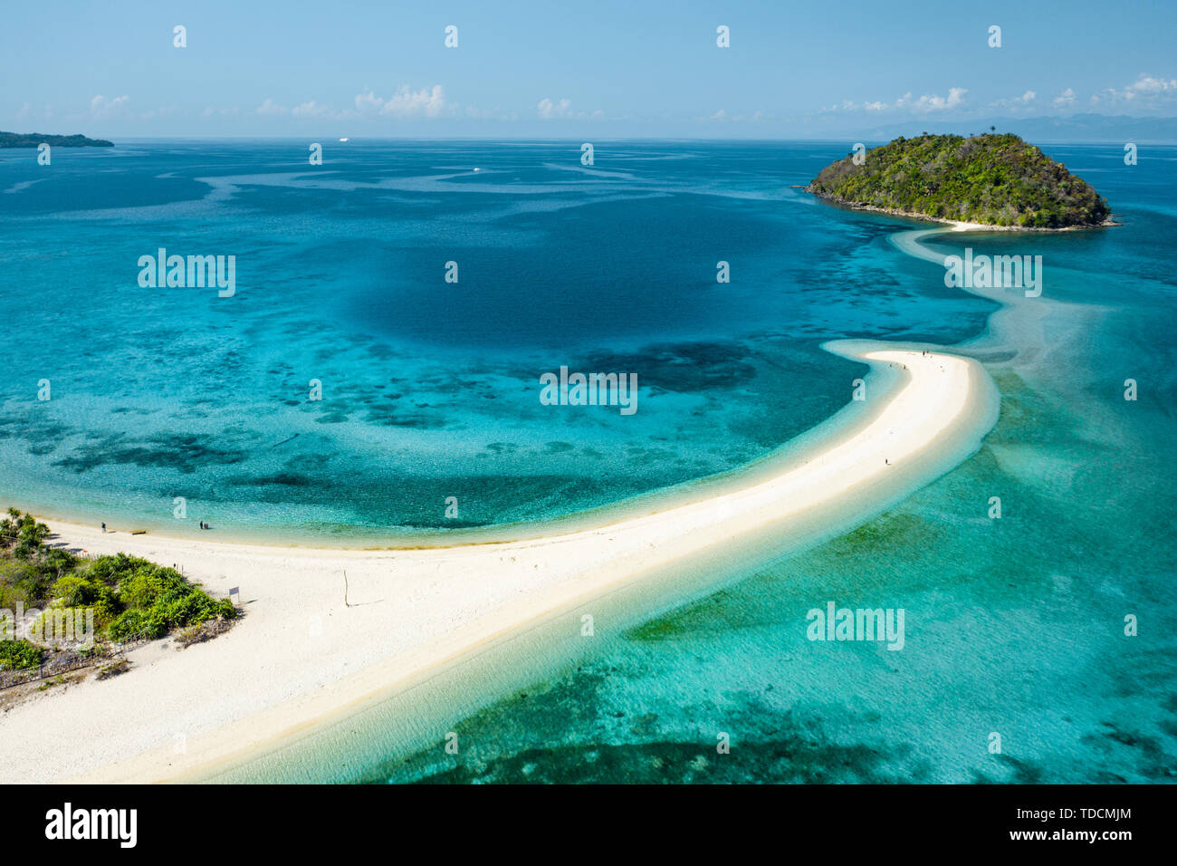 Incredibile Bon Bon sulla spiaggia di Romblon isola, Filippine Foto Stock
