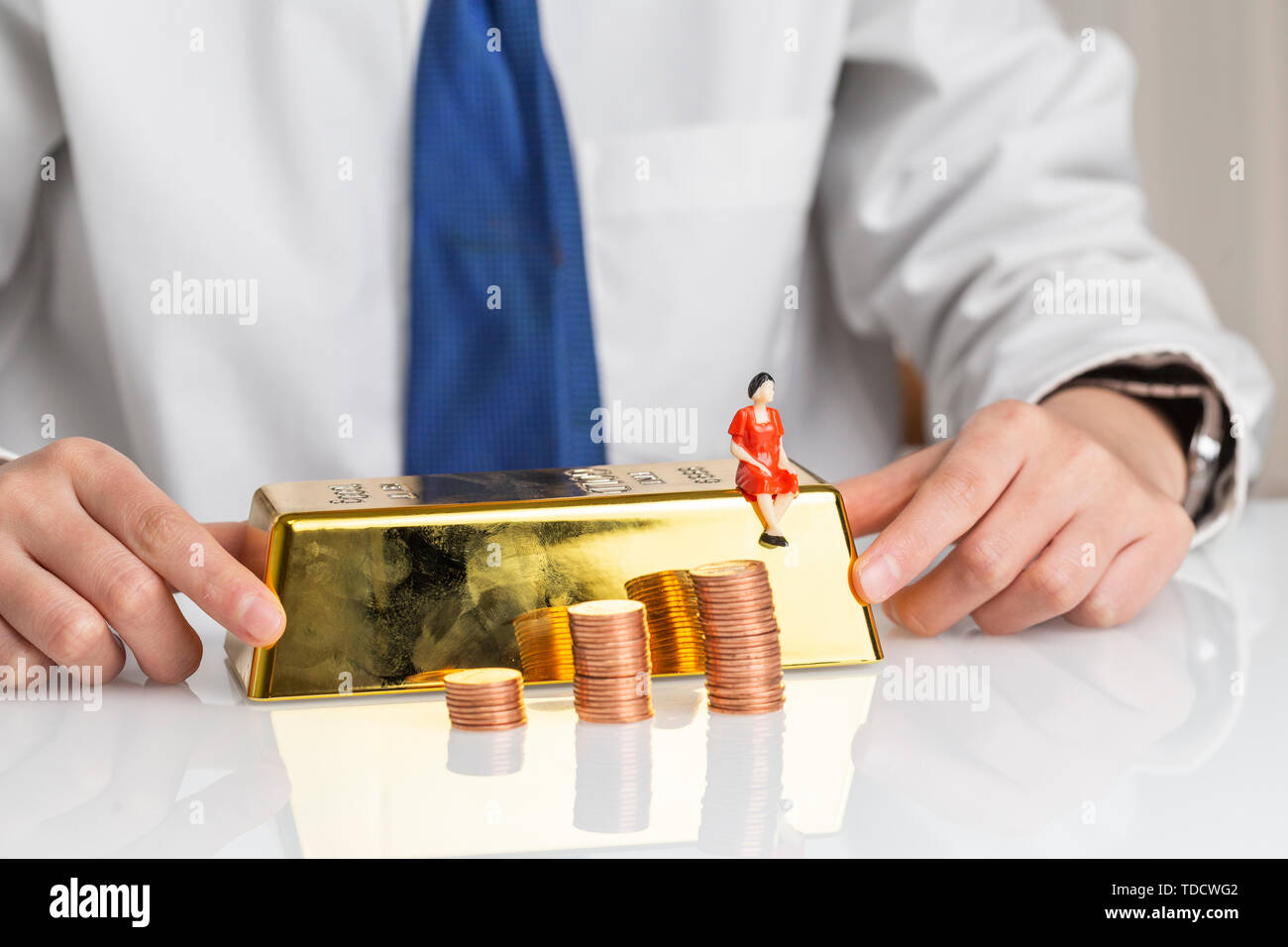 La pianificazione finanziaria Foto Stock