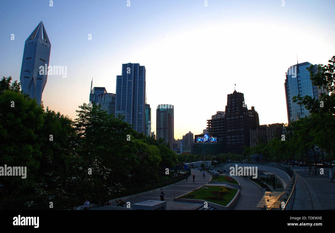 Una vasta gamma di crepuscolo. Foto Stock