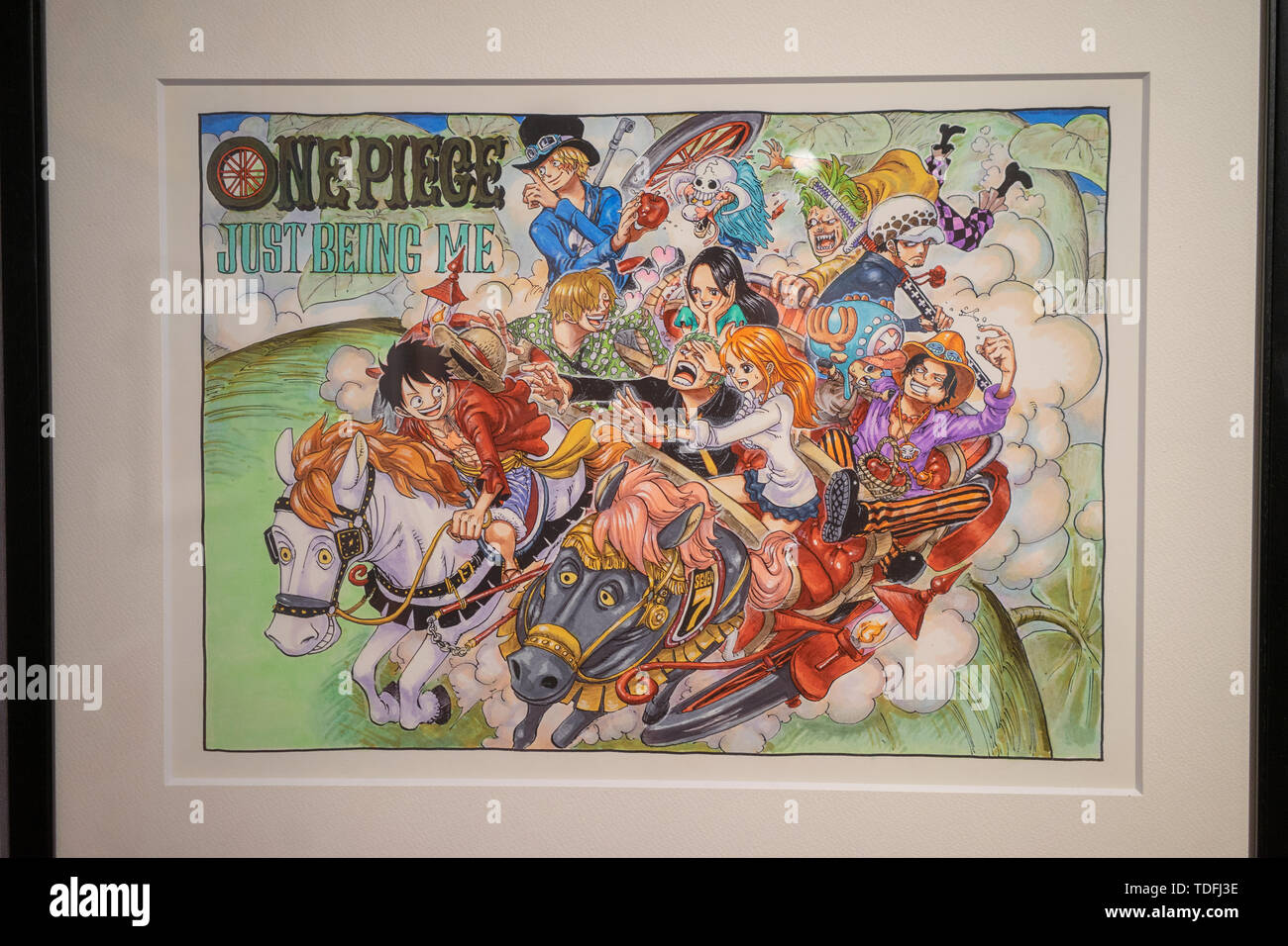 Mare ladro re caratteri sfondo del coperchio Foto Stock