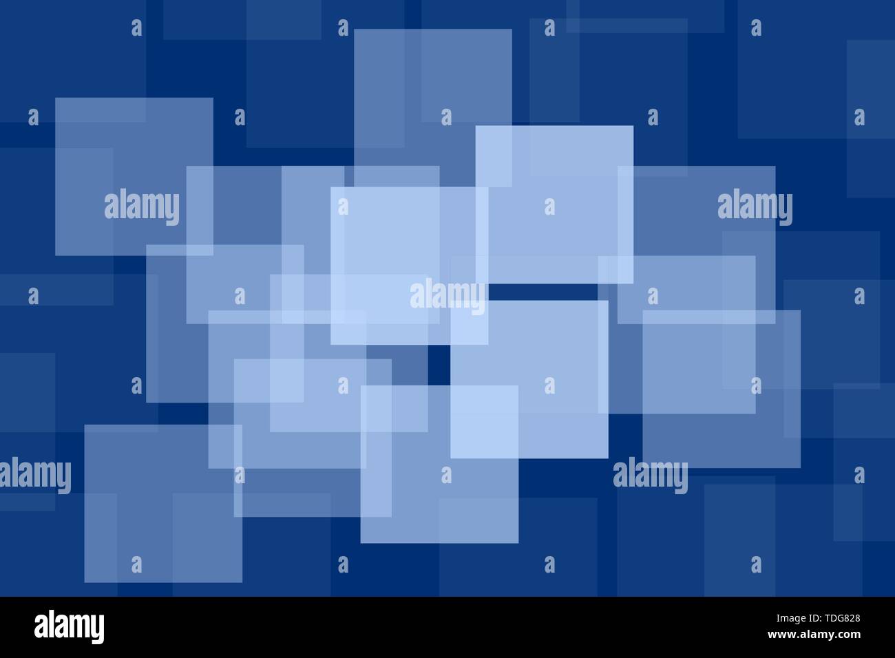 Abstract colorata blu gradiente quadrati geometrica rettangolo backgroud pattern Illustrazione Vettoriale