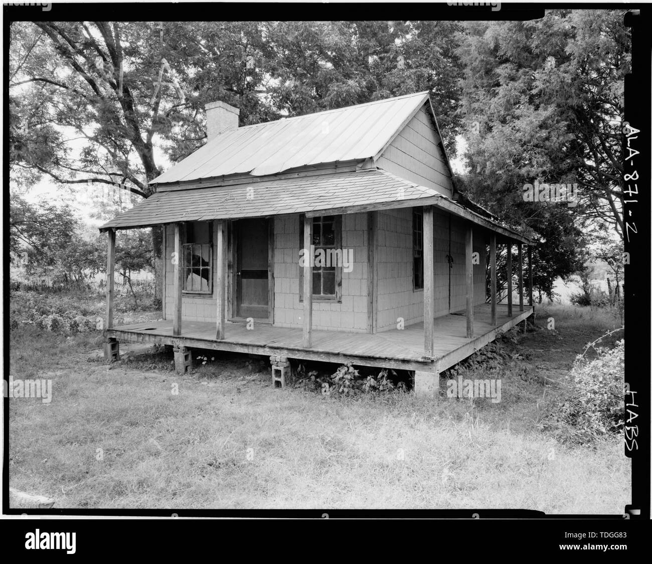 Angolo NORD OVEST - Casa delle Carità, stato percorso 32 e County Route 1 prossimità, Memphis, Pickens County, AL Foto Stock
