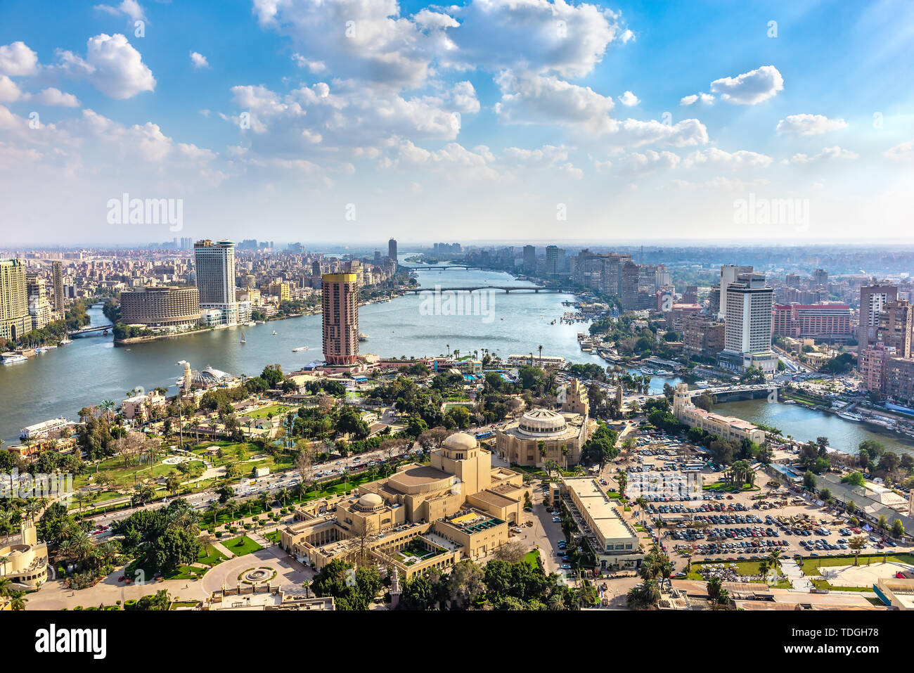 Paesaggio di Cairo Foto Stock
