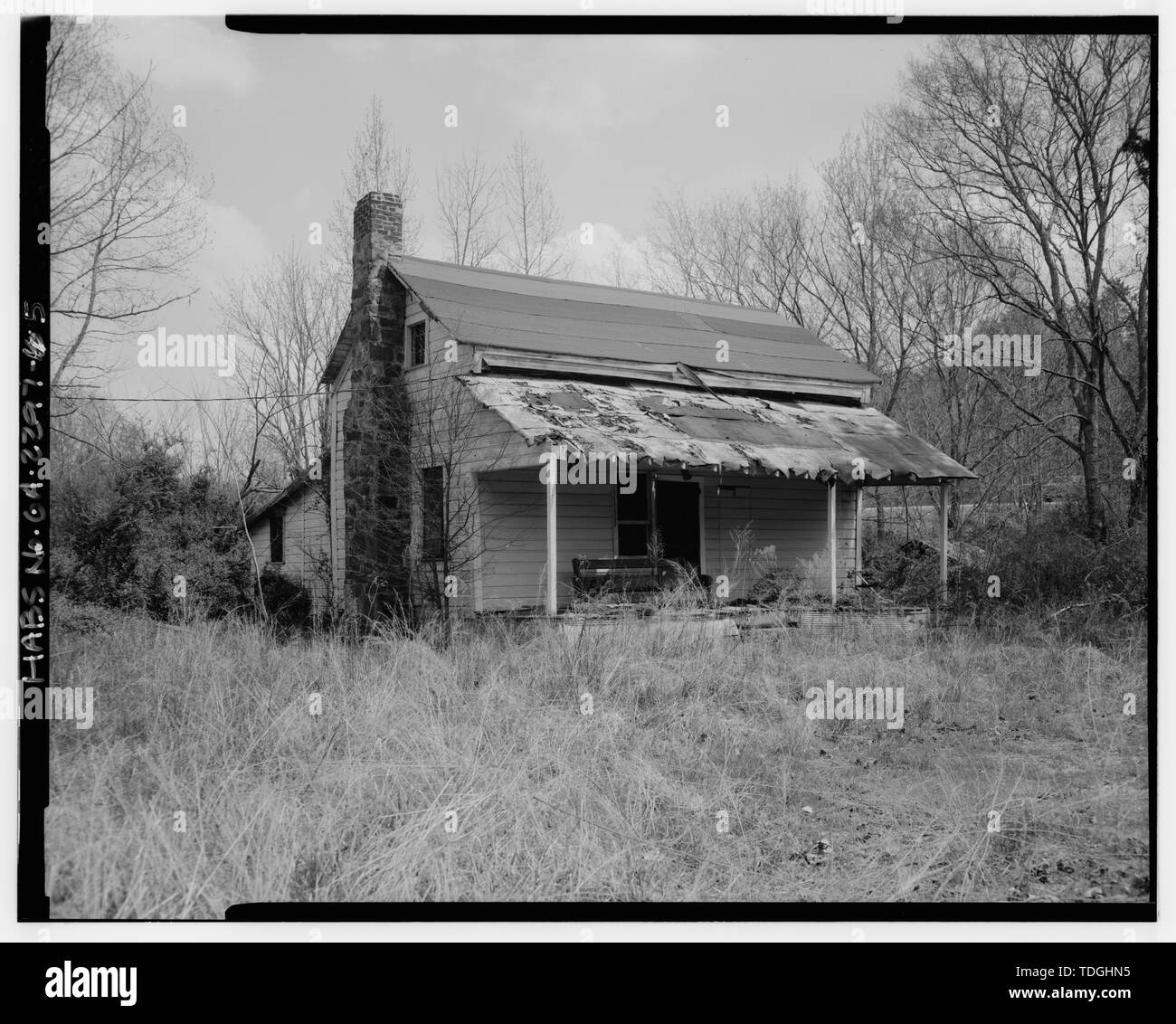 Vista nord-ovest - Couey-Owings-Knowles House, U.S. Route 27 (stato percorso 1), Summerville, Chattooga County, GA Foto Stock