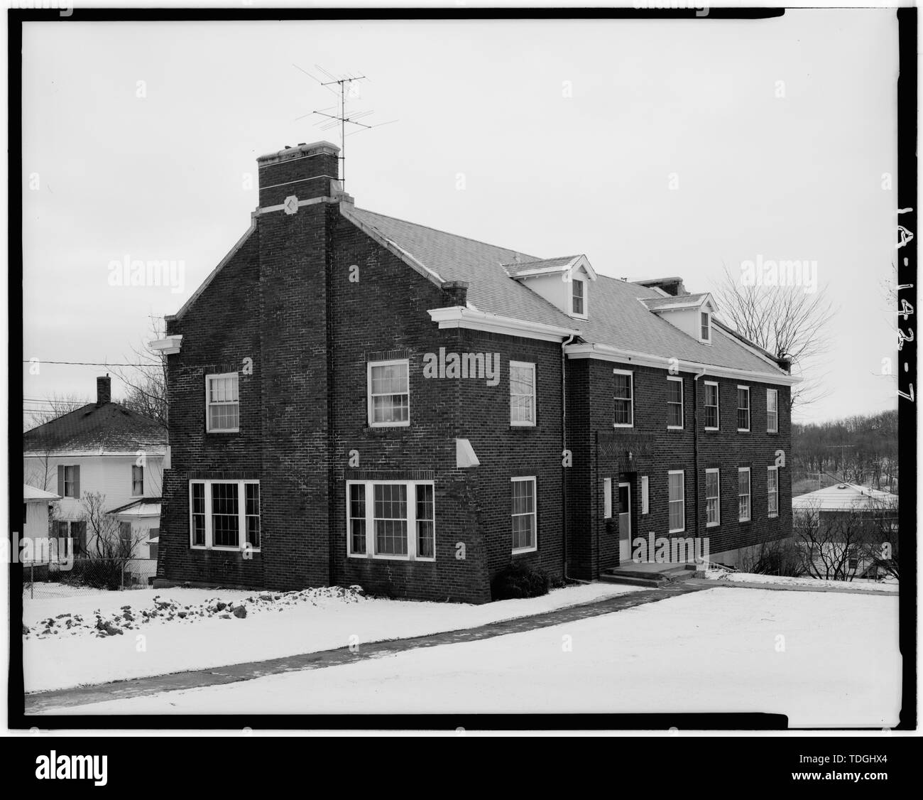 Gli infermieri dormitorio a est e a nord i lati - Hershey Memorial Hospital, 1810 Mulberry Avenue, Muscatine, Muscatine County, IA Foto Stock