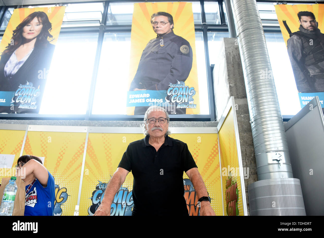 Monaco di Baviera, Deutschland. Il 15 giugno, 2019. Edward James Olmos al terzo comico tedesco Con Munchen in Zenith. Monaco di Baviera, 15.06.2019 | Utilizzo di credito in tutto il mondo: dpa/Alamy Live News Foto Stock