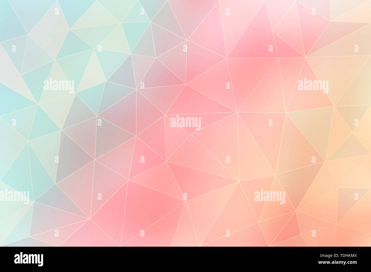 Abstract sfondo colorato con gradiente triangoli e forme geometriche Foto Stock