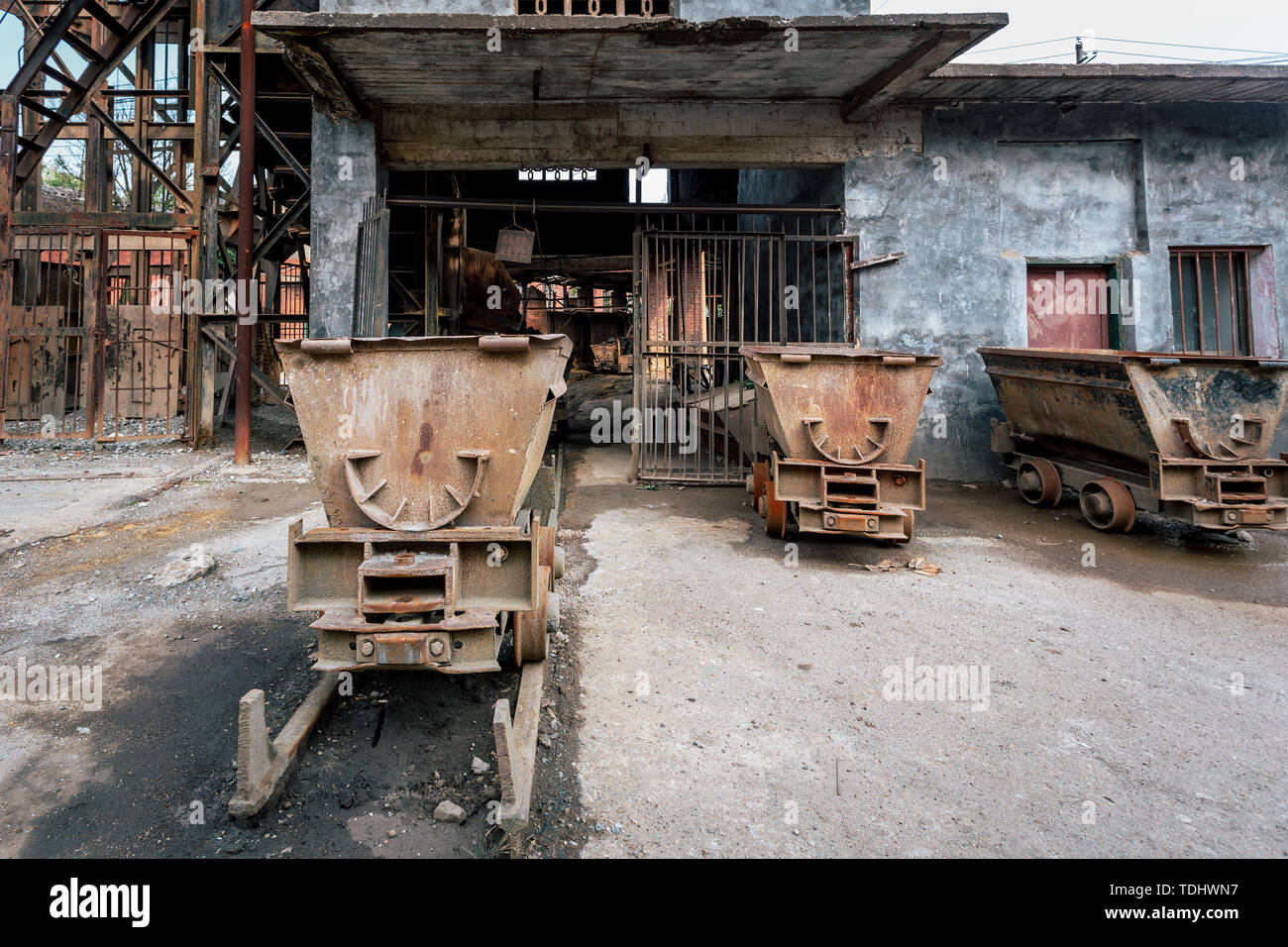 Elenco di tutela del patrimonio industriale della Cina, Changning Shuikoushan Pb-Zn miniera, Hengyang City, nella provincia del Hunan, Foto Stock