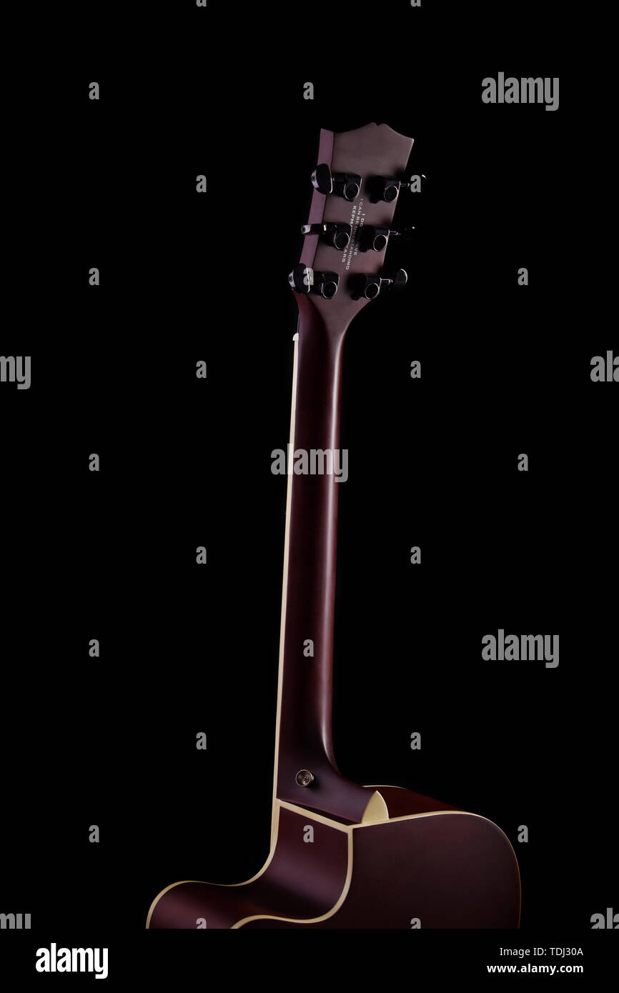 Chitarra fotografia creativa Foto Stock