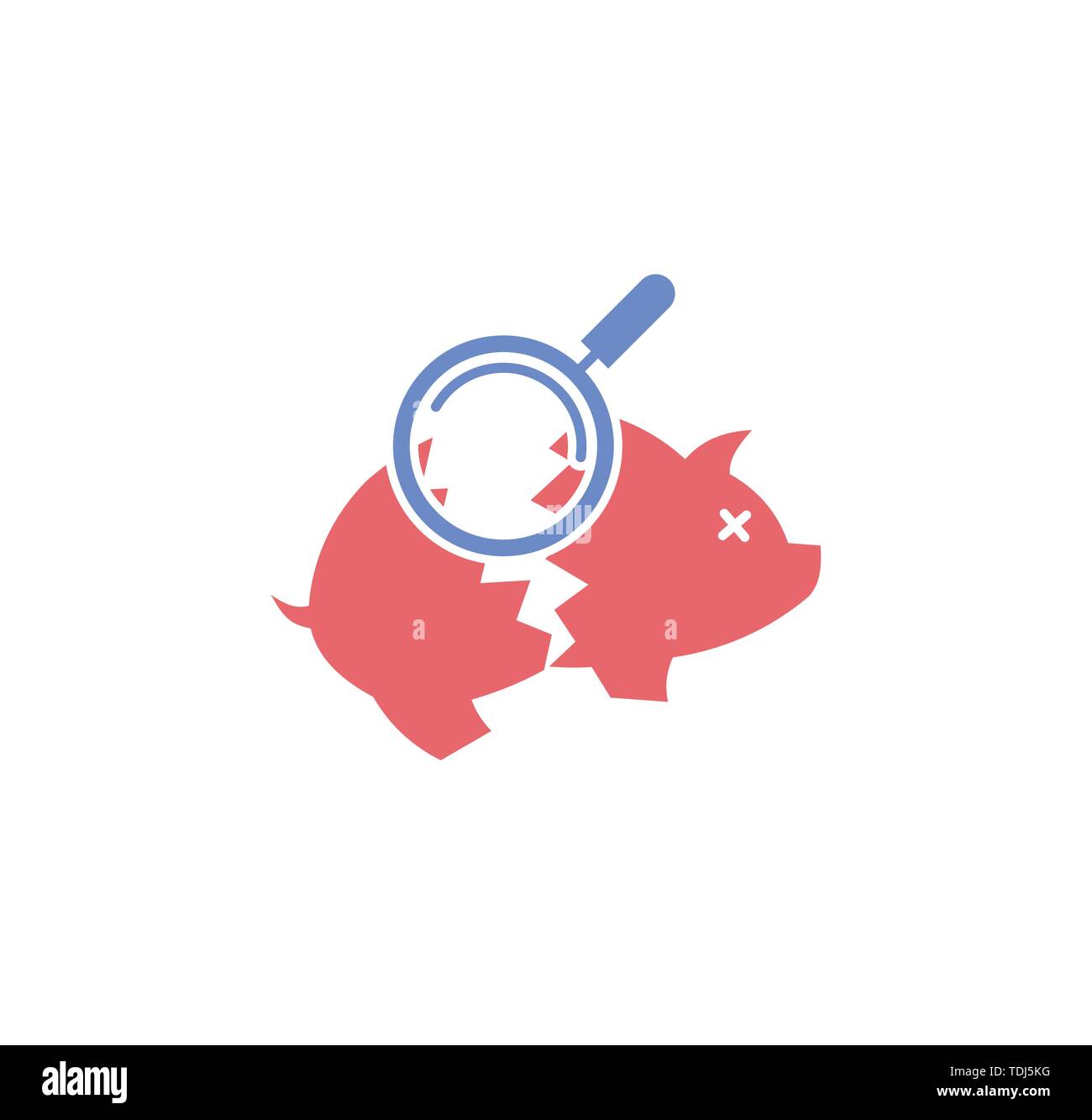 Salvadanaio set di icone icona sullo sfondo per la progettazione grafica e web. Illustrazione semplice. Concetto di Internet il simbolo per il sito web o il pulsante mobile app. Illustrazione Vettoriale
