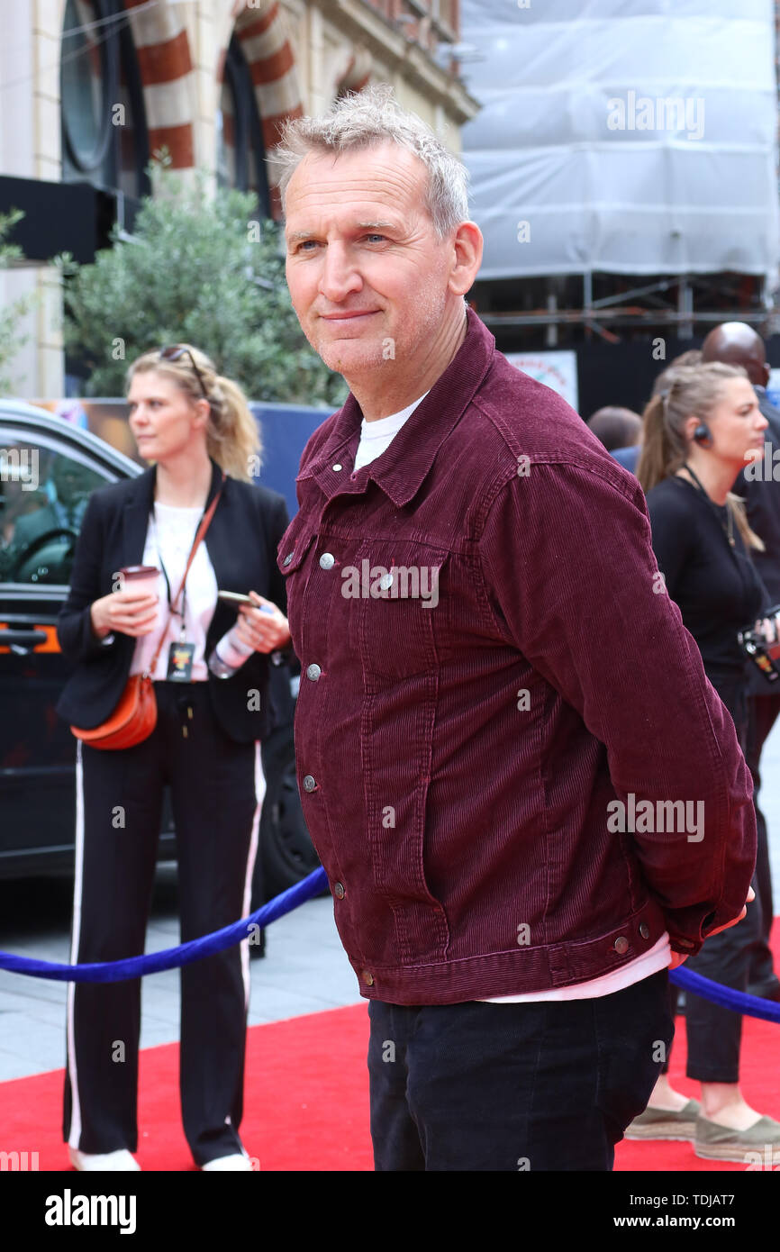 Christopher Eccleston, Toy Story 4 - Premiere europeo, Leicester Square, Londra, Regno Unito, 16 giugno 2019, Foto di Richard Goldschmidt Foto Stock