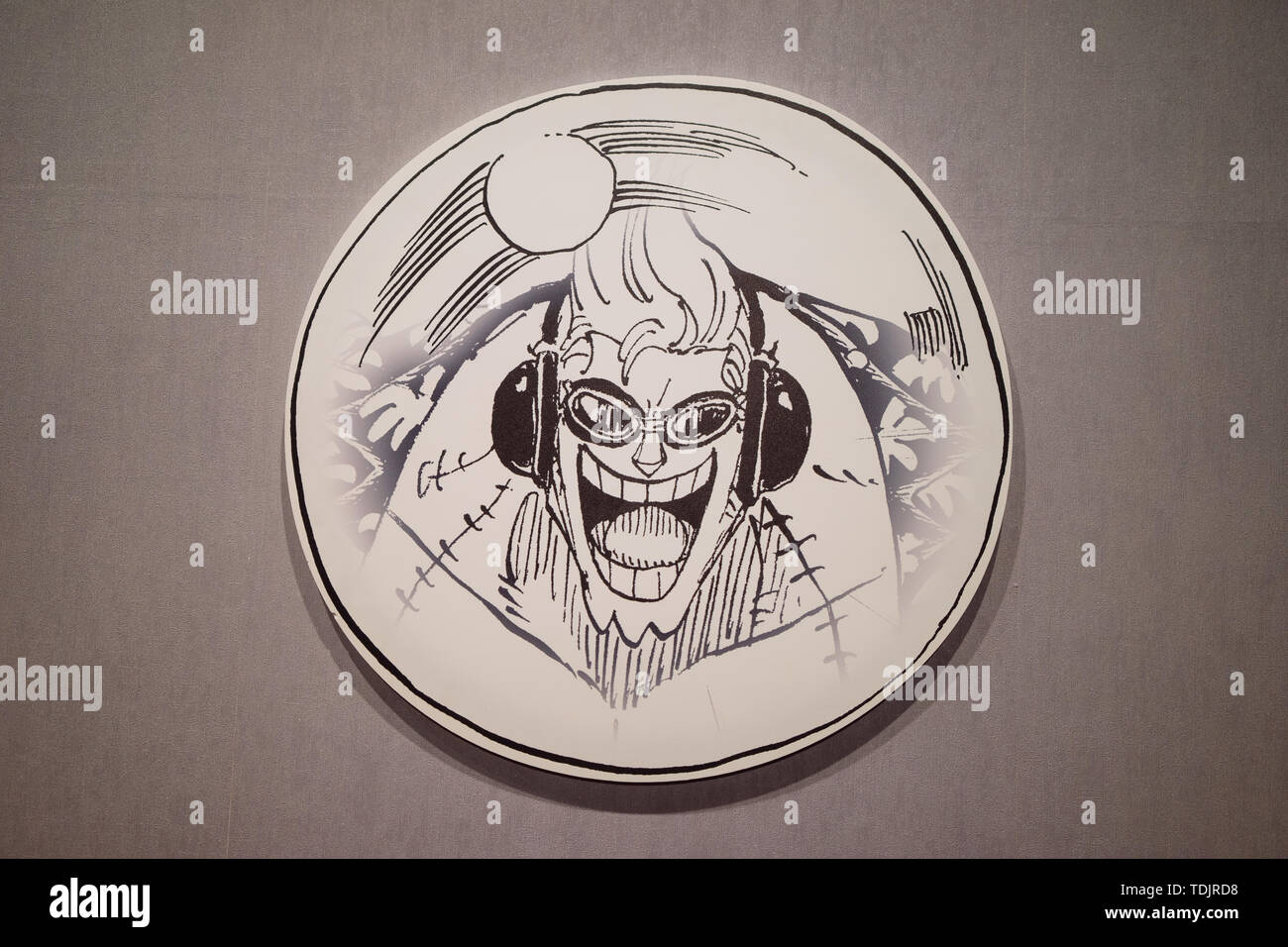 Disegnate a mano avatar di re del mare carattere ladro Foto Stock