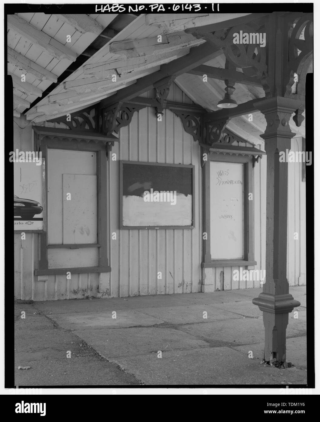 - Overbrook Railroad Station, City Avenue a sessanta-terza strada, Philadelphia, Contea di Philadelphia, PA Foto Stock