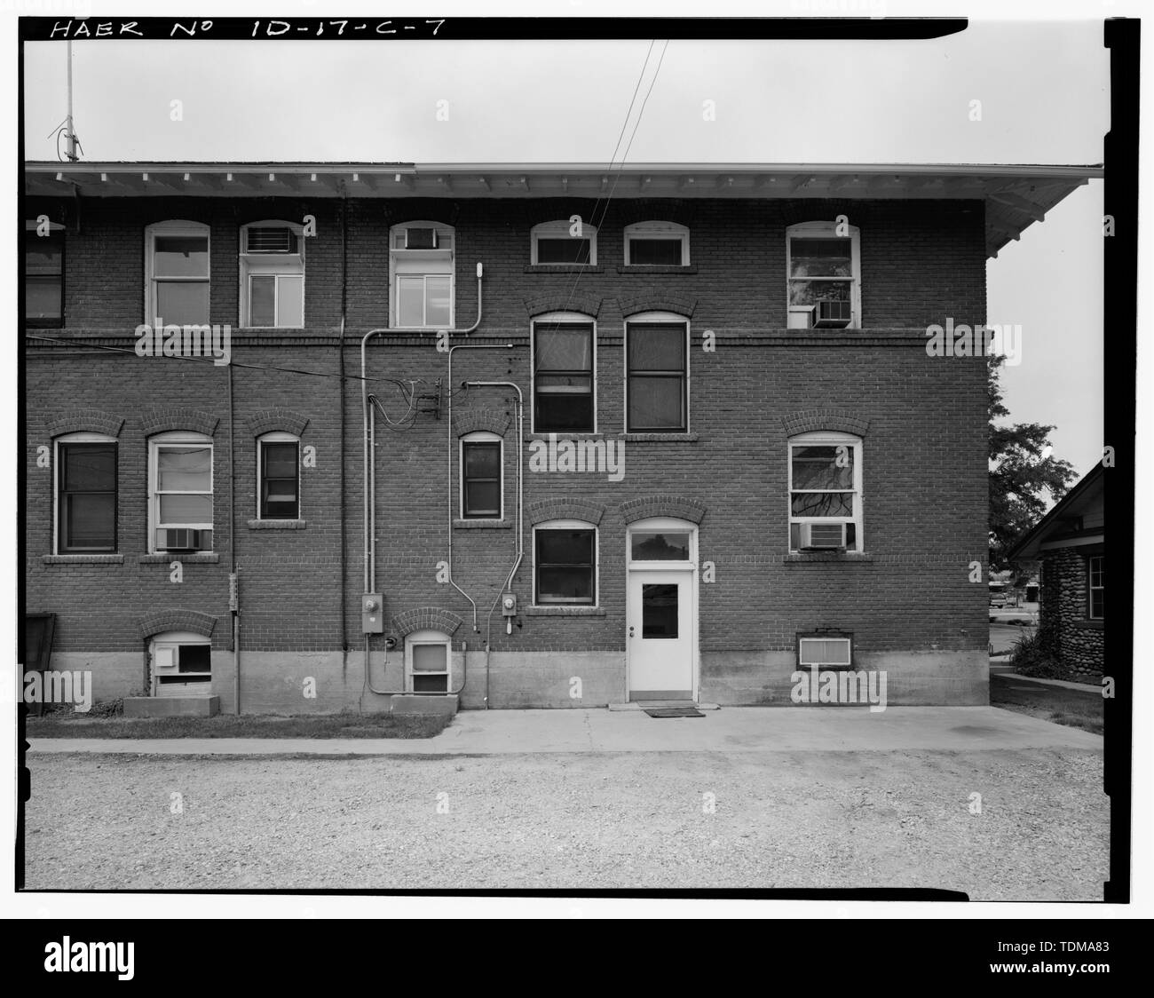 Vista parziale del lato est. Vista dell'Occidente. - Progetto di Boise Boise Project Office, 214 Broadway, Boise, Ada County, ID Foto Stock