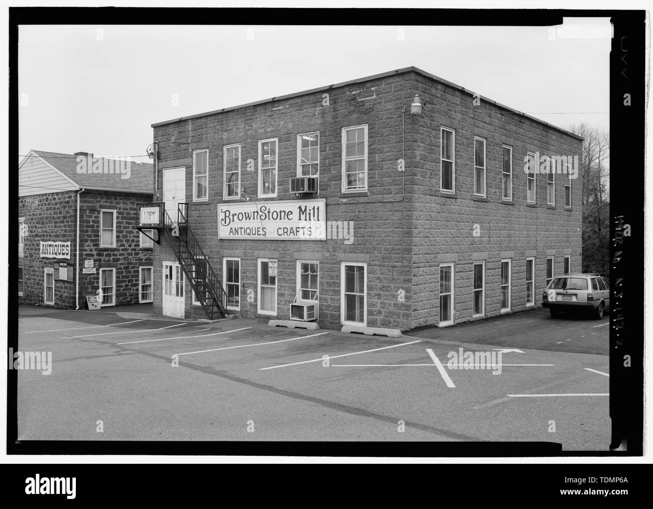 Vista prospettica - ricamo Mill, Paramus, Bergen County, NJ Foto Stock