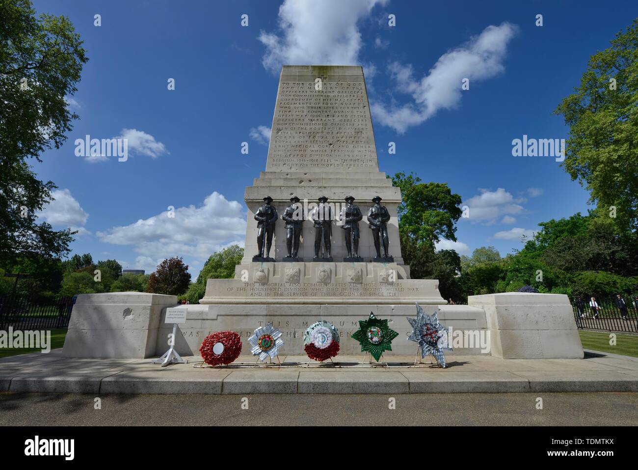 La Guardia Memorial, War Memorial, London, England, Regno Unito Foto Stock