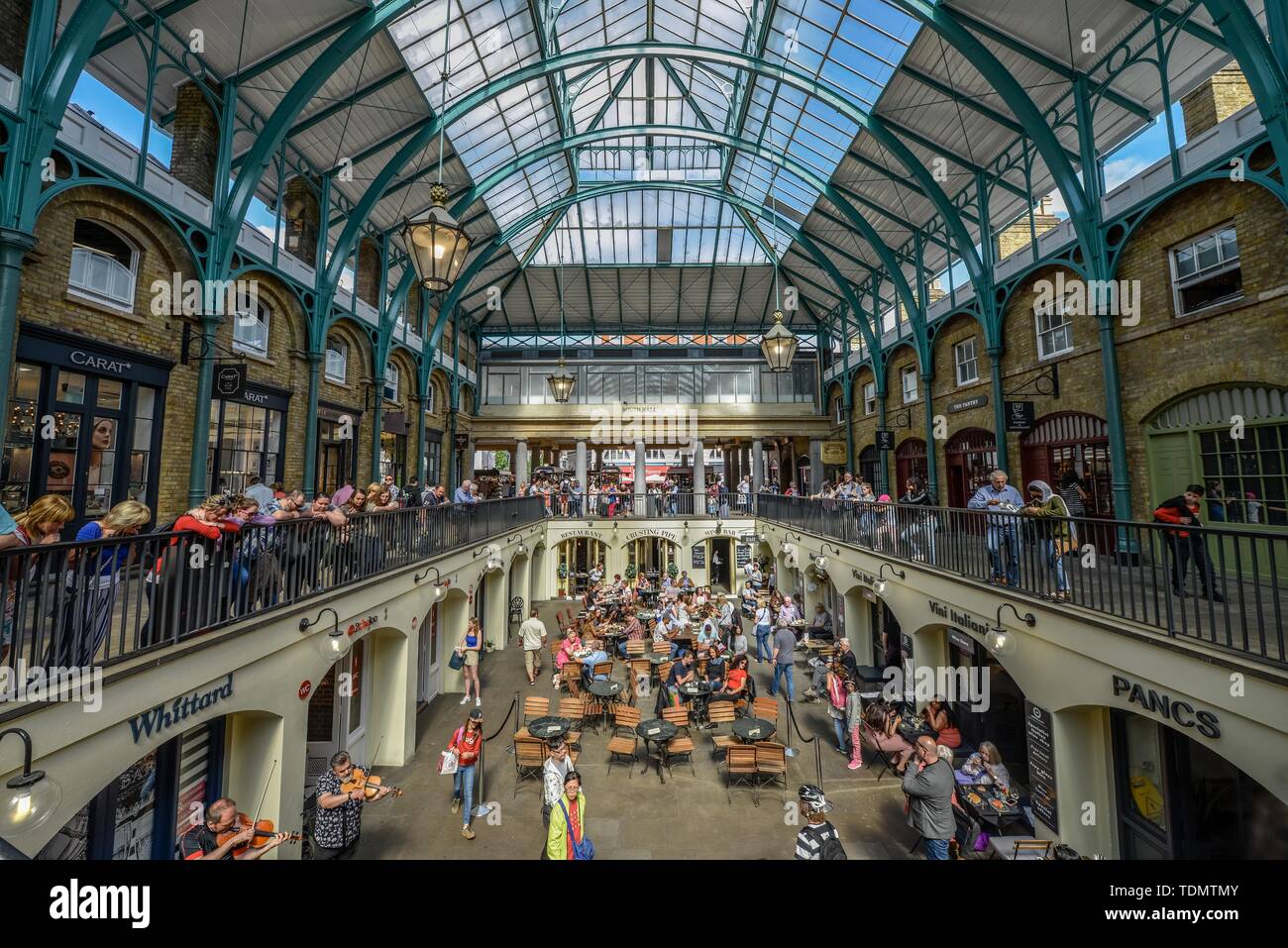 Sala mercato di Covent Garden di Londra, Inghilterra, Gran Bretagna Foto Stock
