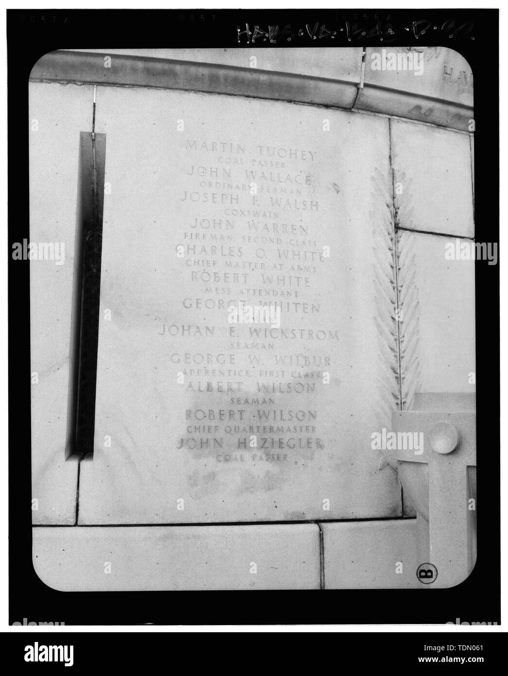 Pannello 22 - Il Cimitero Nazionale di Arlington, USS Maine Memorial, Arlington Arlington County, VA; U.S. Esercito di ingegneri; Wyeth, Nathan C; nero, William M; Patrick, Mason M; Ferguson, H B; Bixby, W H; Goodson W F; Lackawanna Steel Company; T.L. Huston Società di costruzioni; Harris fratelli; Clark, D Lombillo; Primelles, Arturo; Rhodes, D H; Jenkins, Oliver B; Tilford, James D; Aleshire, J B; Stimson, H E; Scofield, John J; Hugh, R P; Houston, J B; Sharpe, Henry G; Downey, G F; Clem, L; Cosby, Spencer; Taft, William Howard; Commissione delle Belle Arti; Olmsted, Fredrick diritto; francese, Daniel Cheste Foto Stock