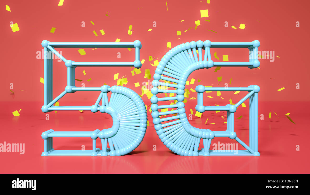 Sviluppo di 5G Technology Foto Stock