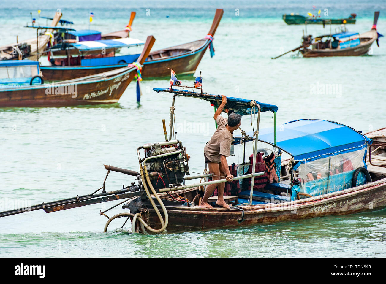 Isola di Phi Phi, Thailandia Foto Stock